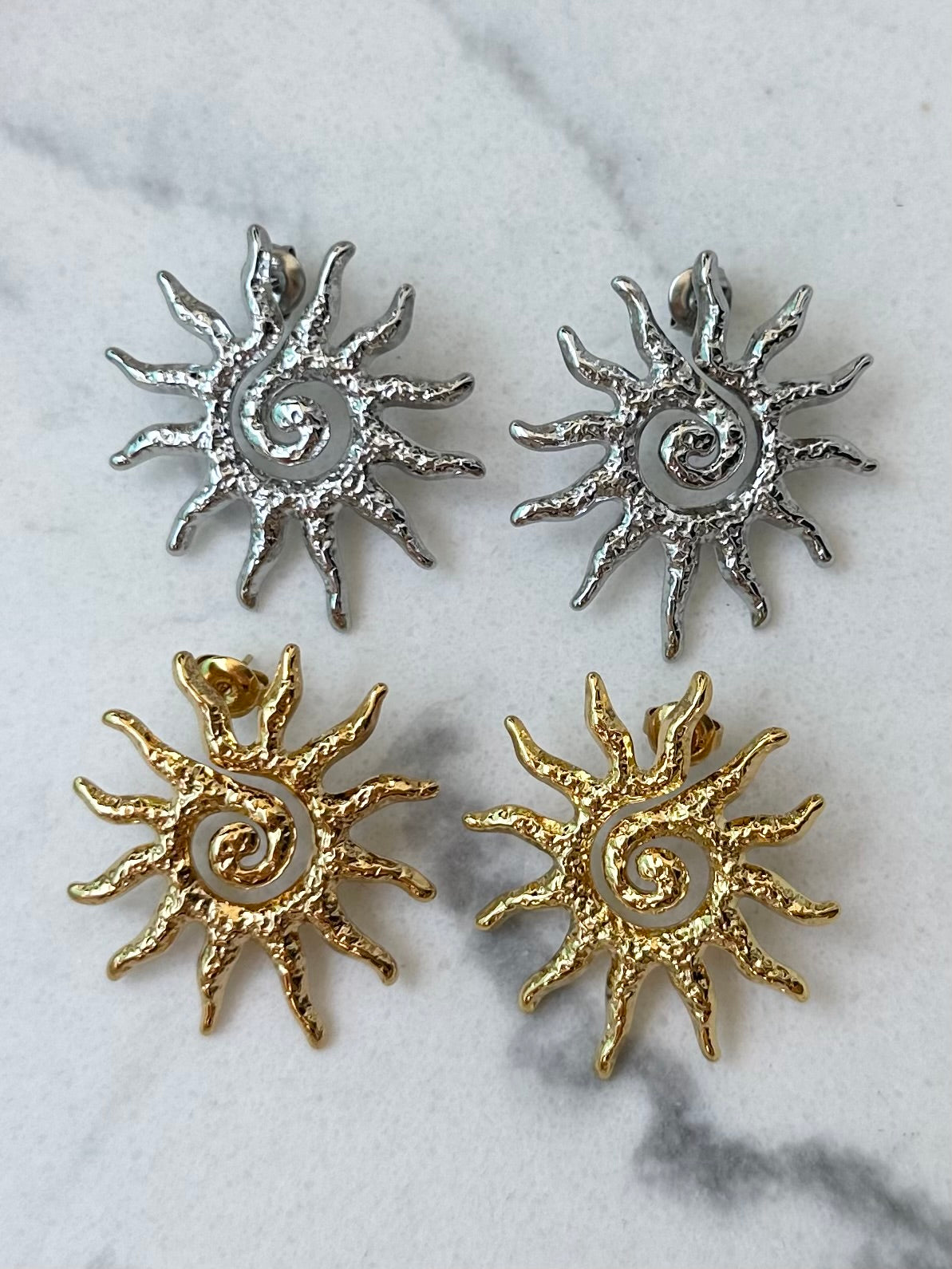 Boucles d'oreilles Soleil