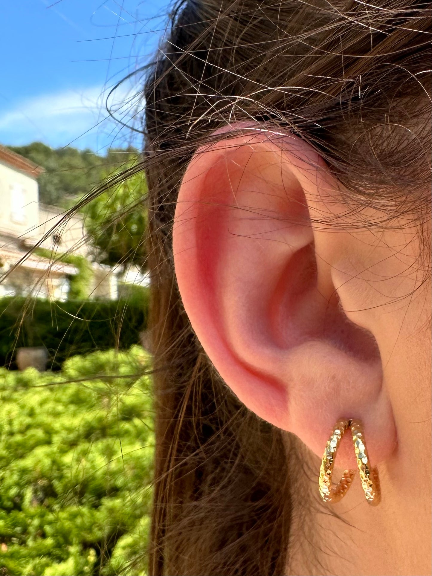 Boucles d'oreilles Lisouille Doré
