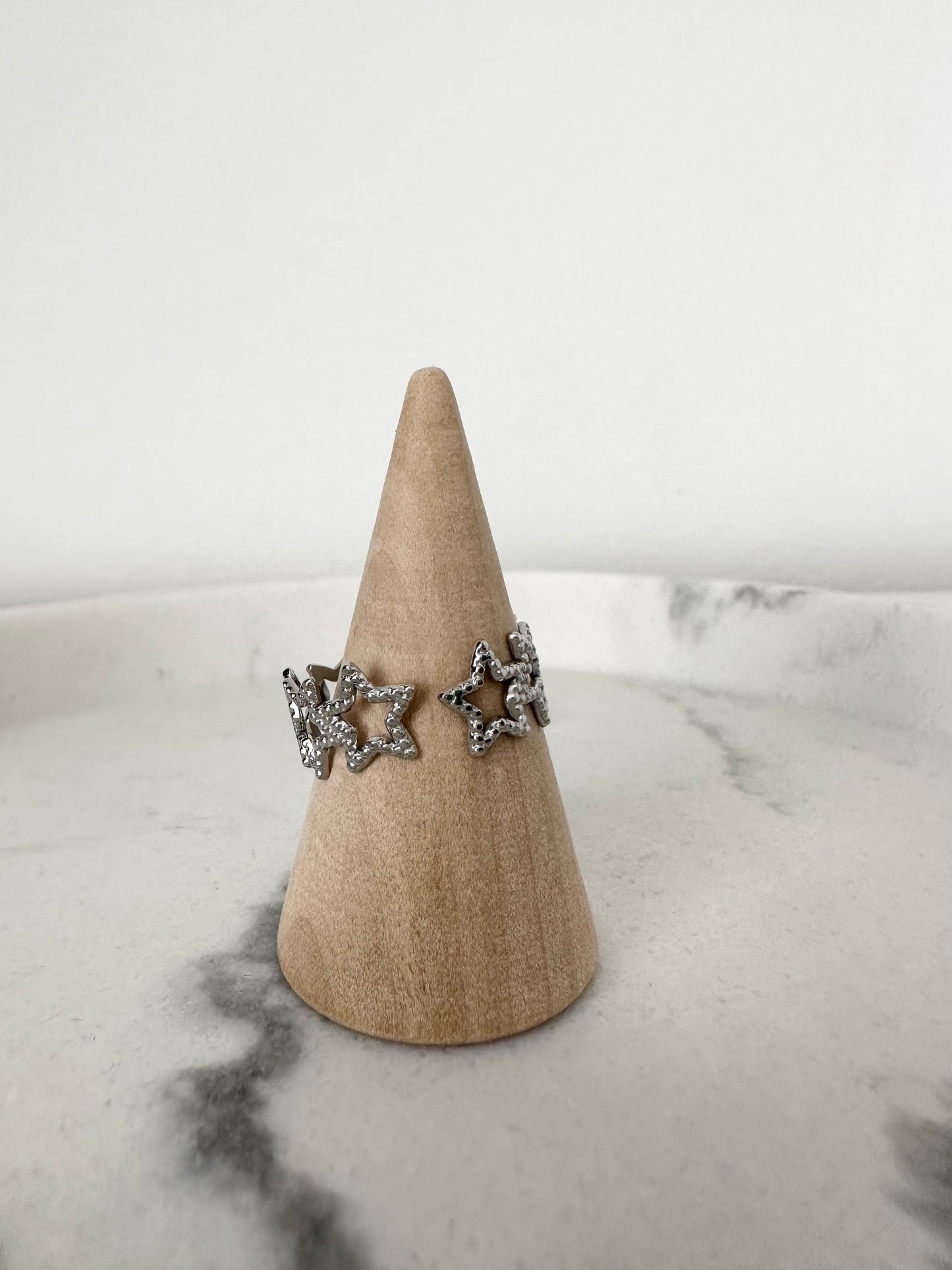 Bague Étoile Infini Argenté