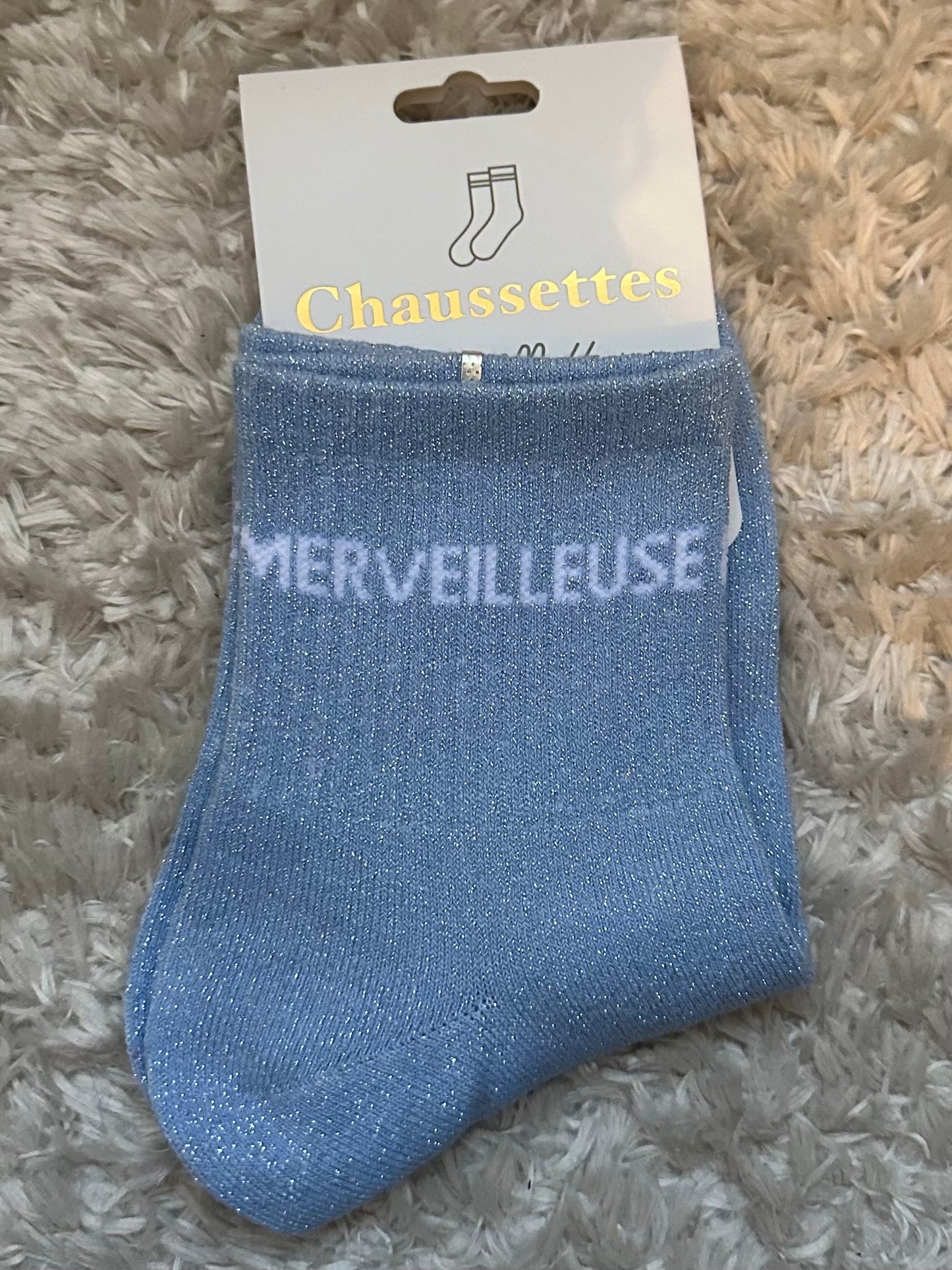 Chaussette « Merveilleuse » brillante