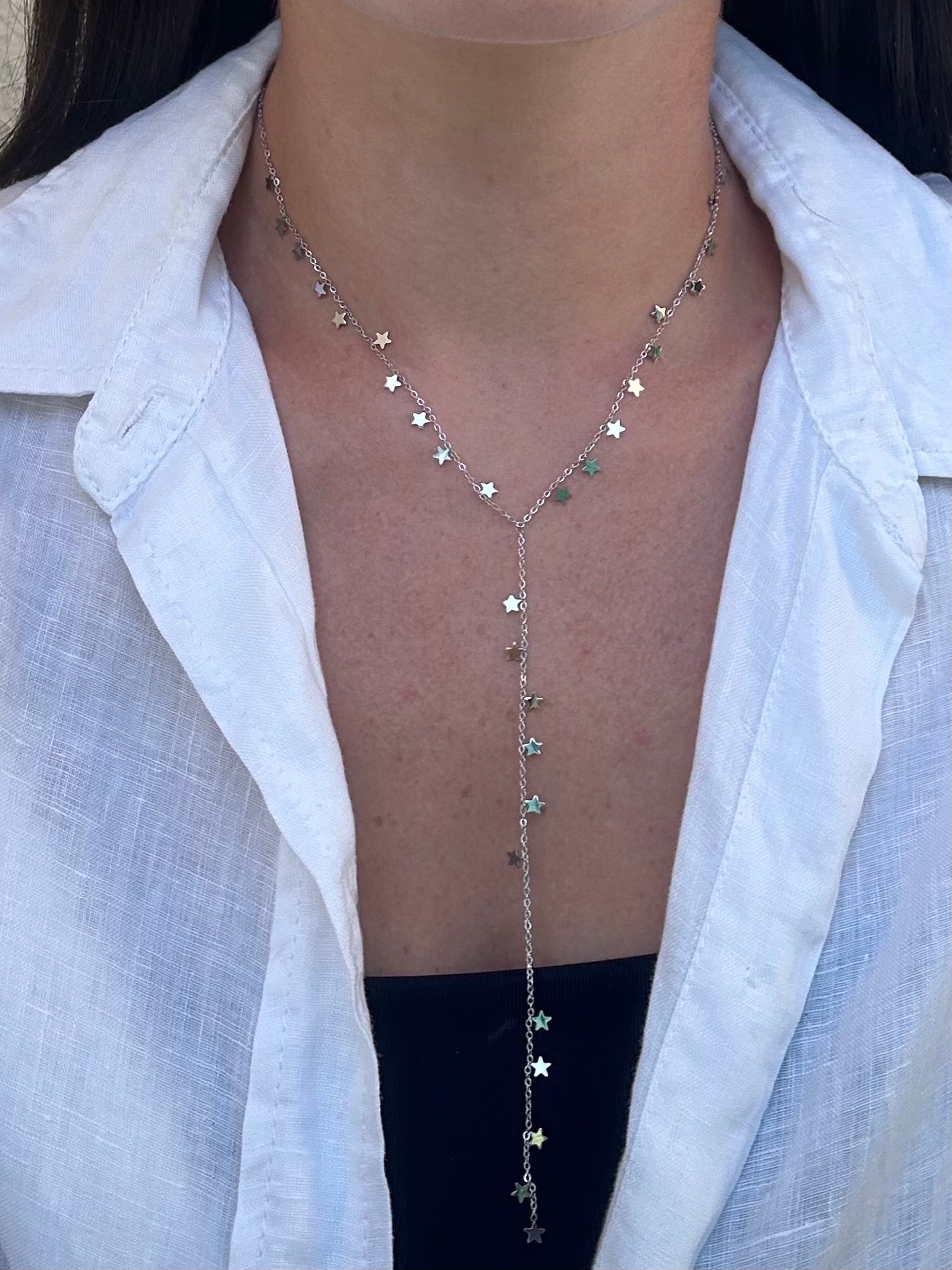 Collier Stéphanie argenté