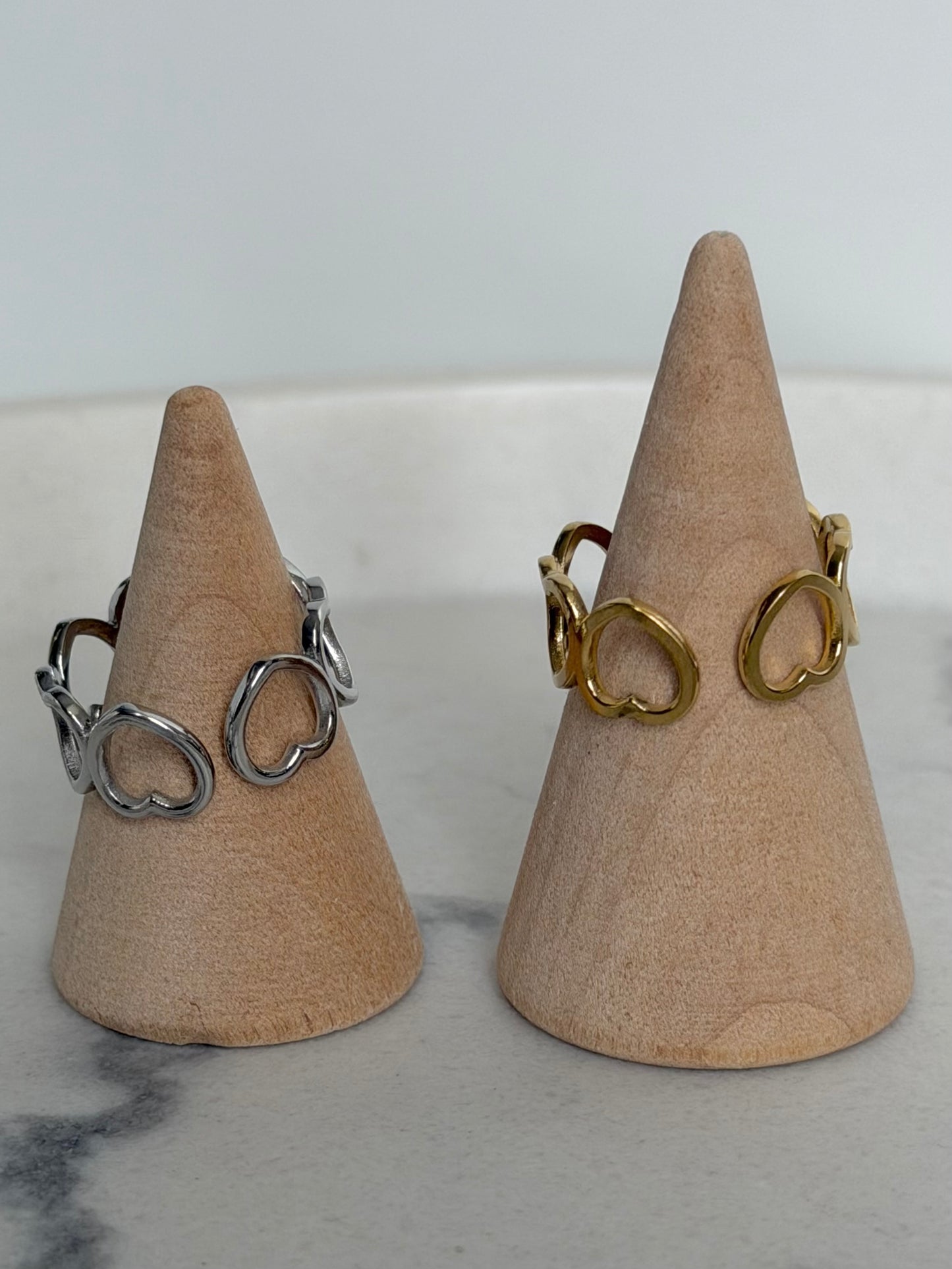 Bague Coeur brillant