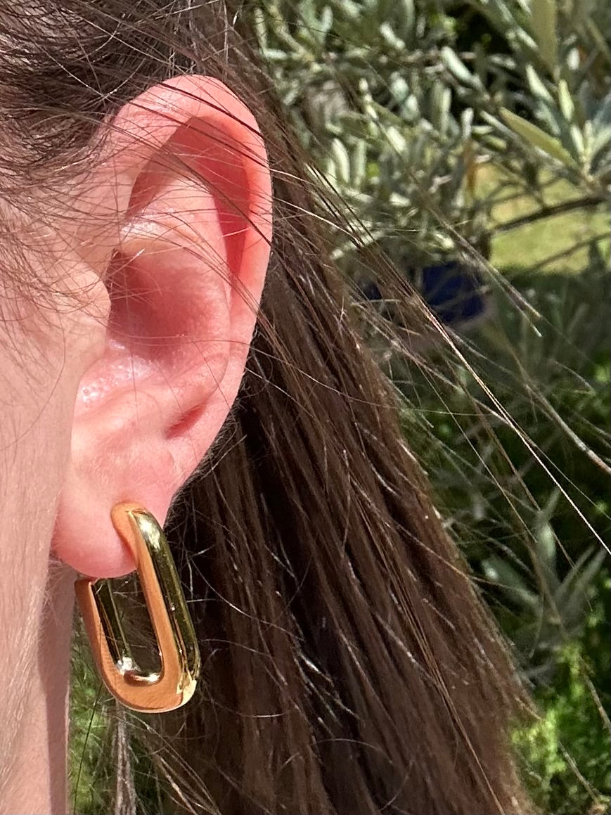 Boucles d'oreilles Lorette Doré