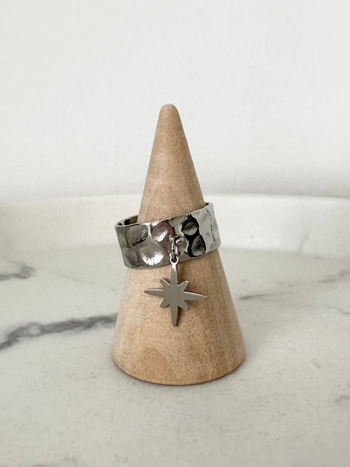 Bague Étoile Filante Argenté