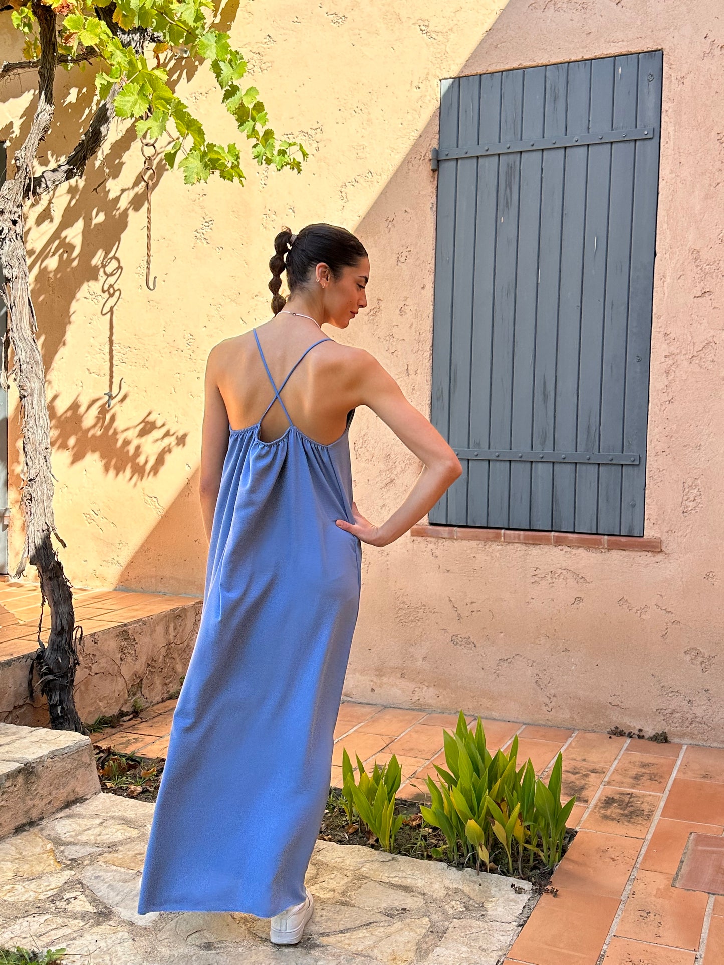 Robe Bleue fluide