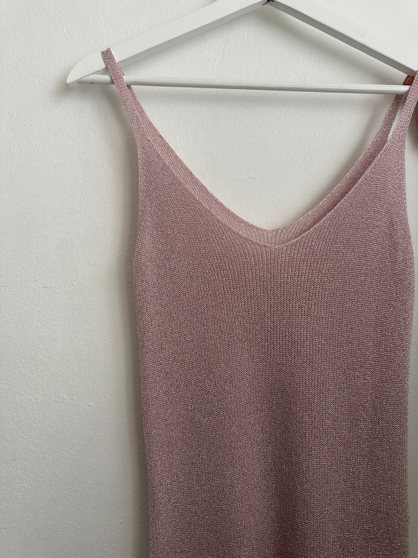 Haut Brillant Rose pâle