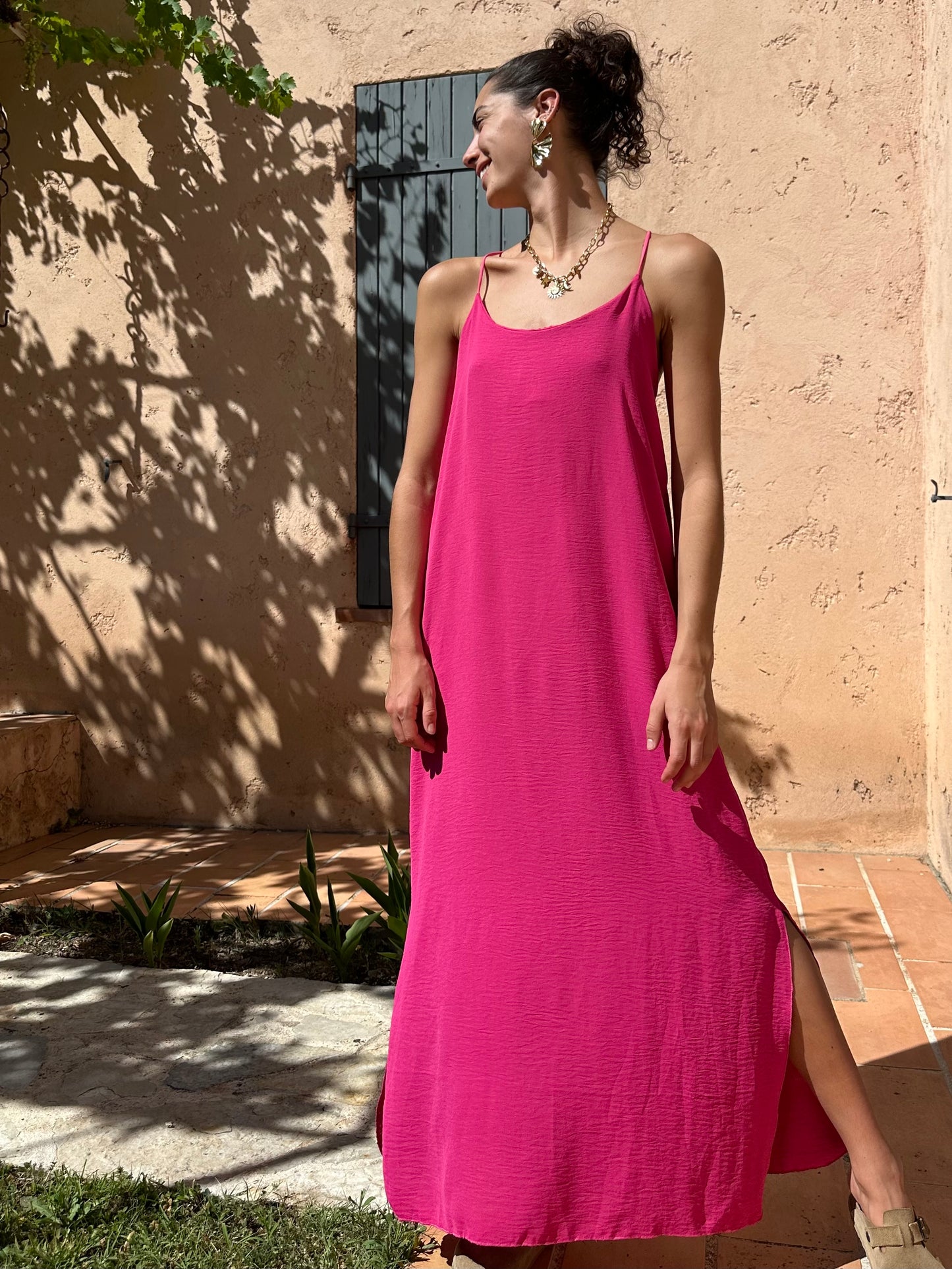 Robe Fushia fluide