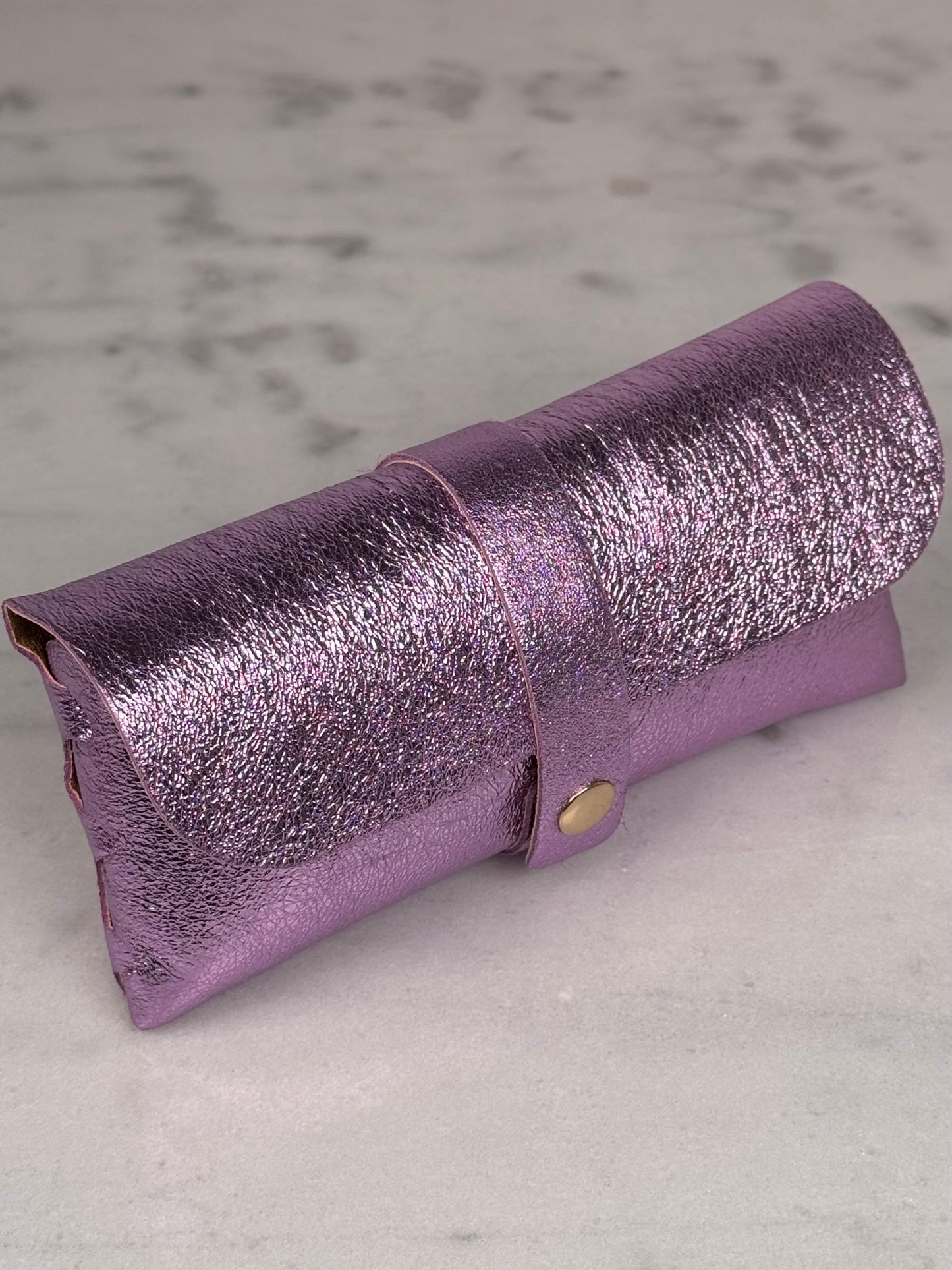 Étui lunette Violet clair (fermeture aimant)