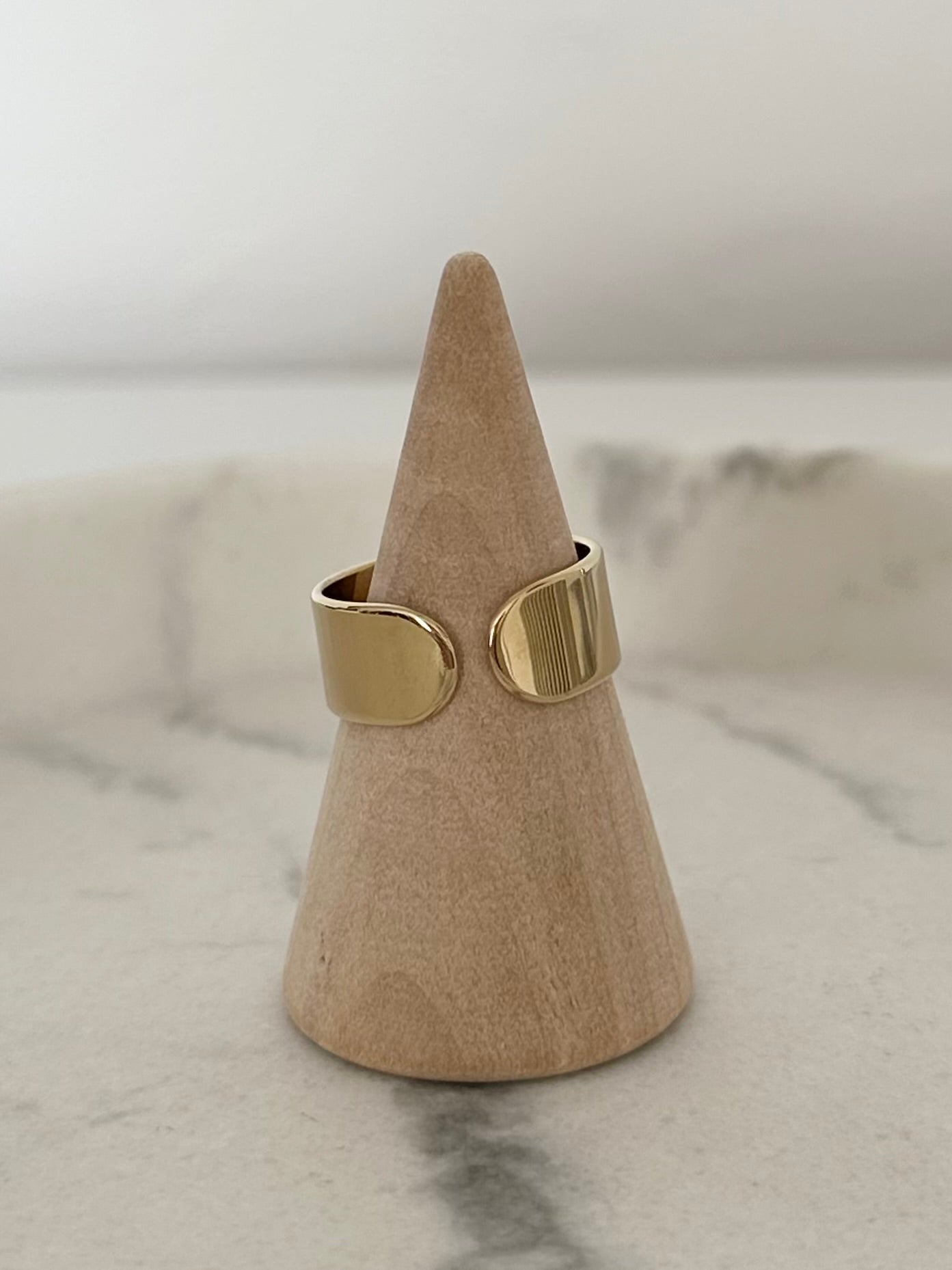 Bague Menottes Doré