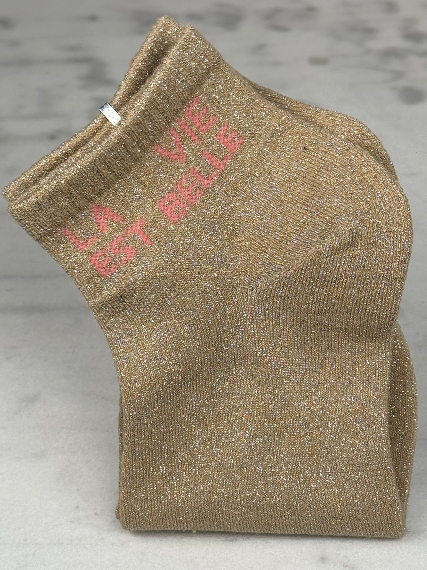 Chaussette « La vie est belle »