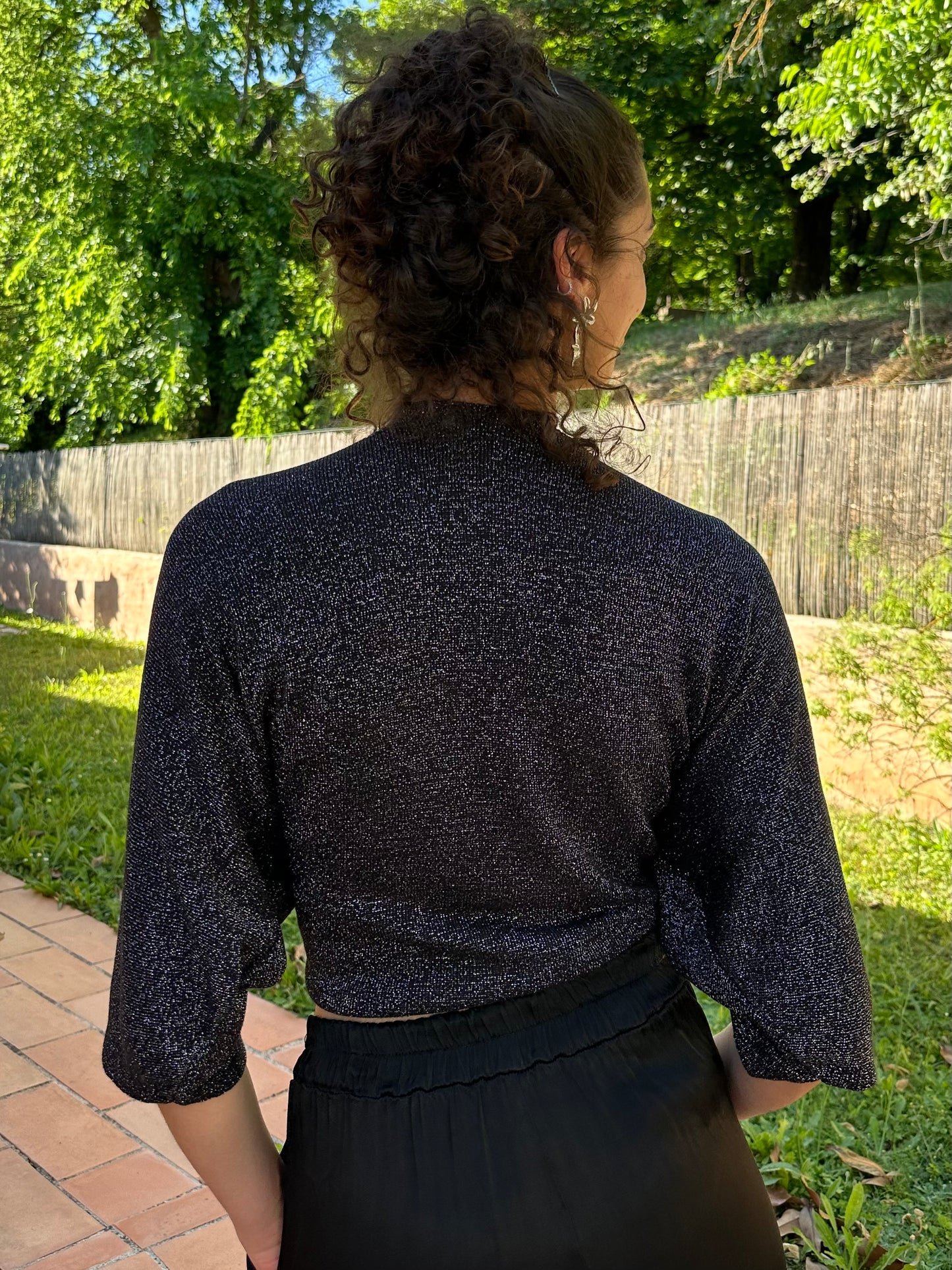 Veste Brillante Noire