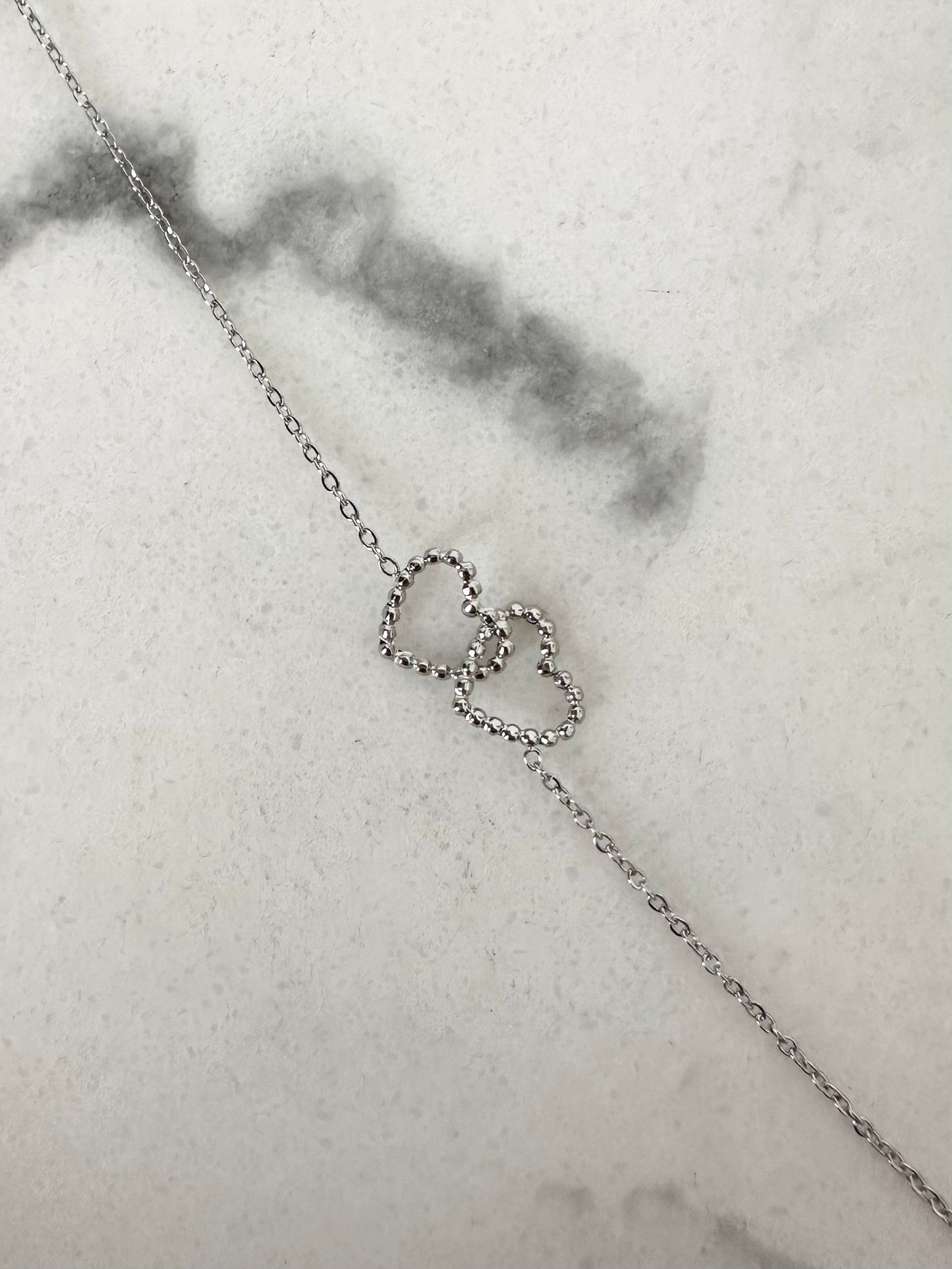 Bracelet Coeur Uni Argenté