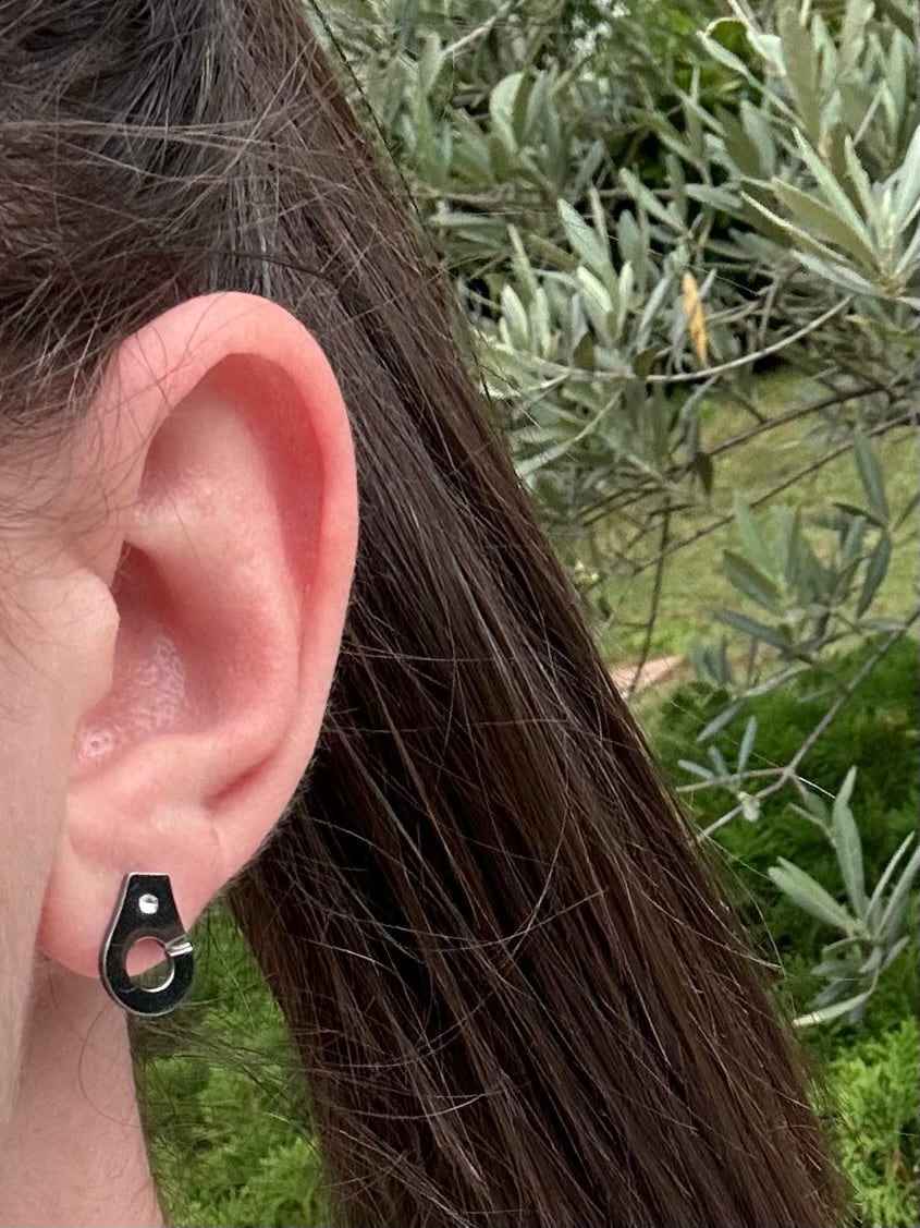Boucles d'oreilles Menottes Argenté