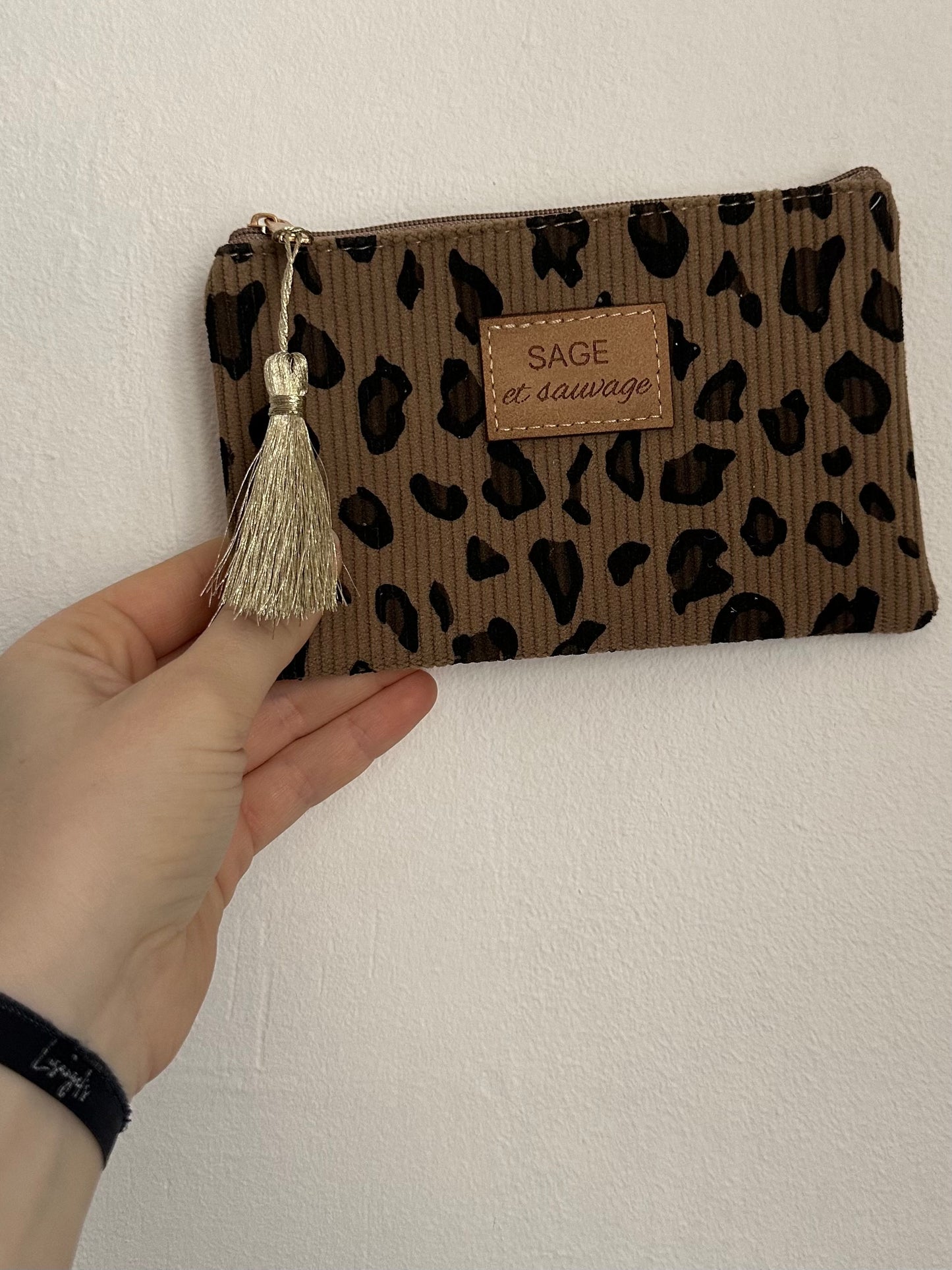 Pochette « Sage & sauvage » Taupe