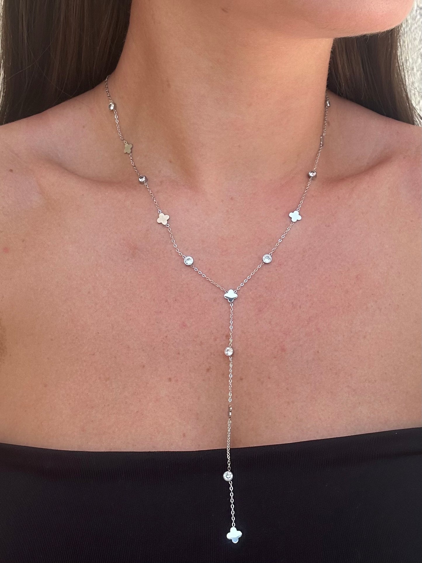 Collier Alexya argenté