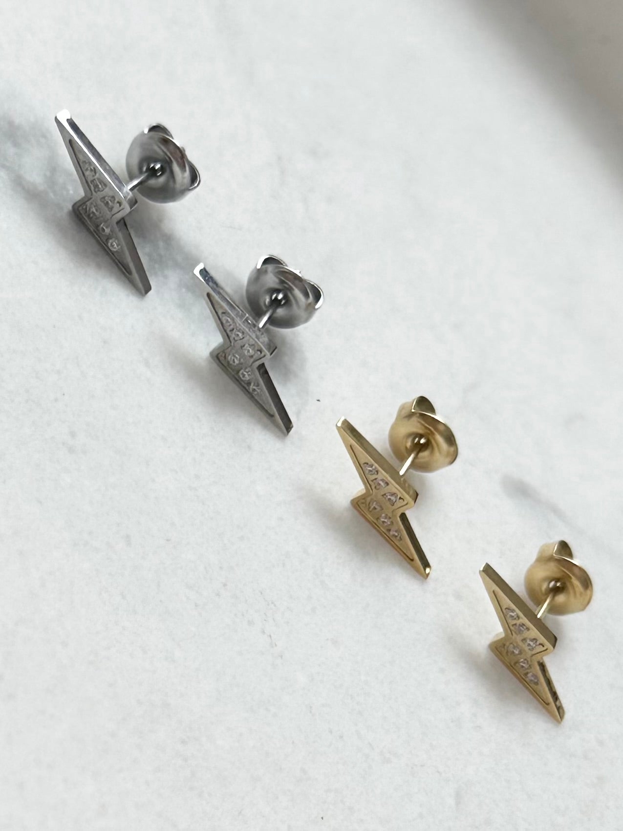 Boucles d'oreilles Éclair brillant