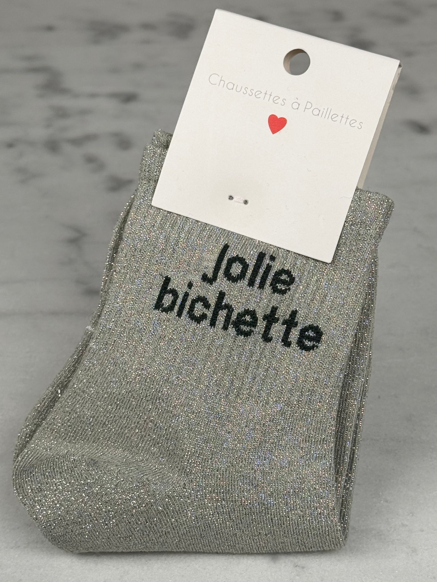 Chaussette « Jolie bichette »