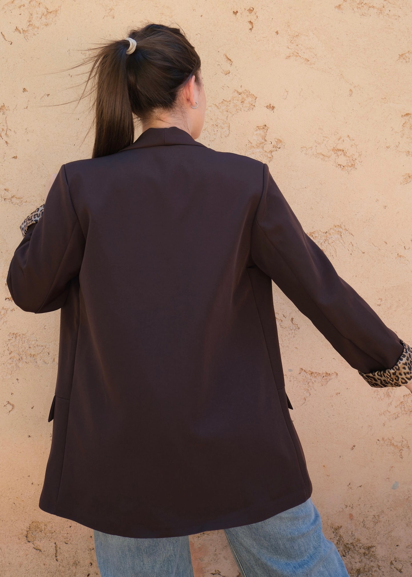 Veste Blazer Chocolat (PRÉCOMMANDE)