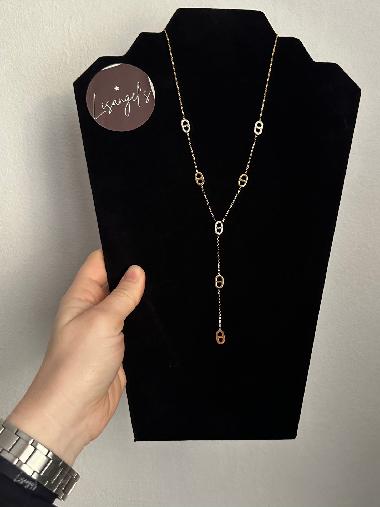 Collier brillant doré