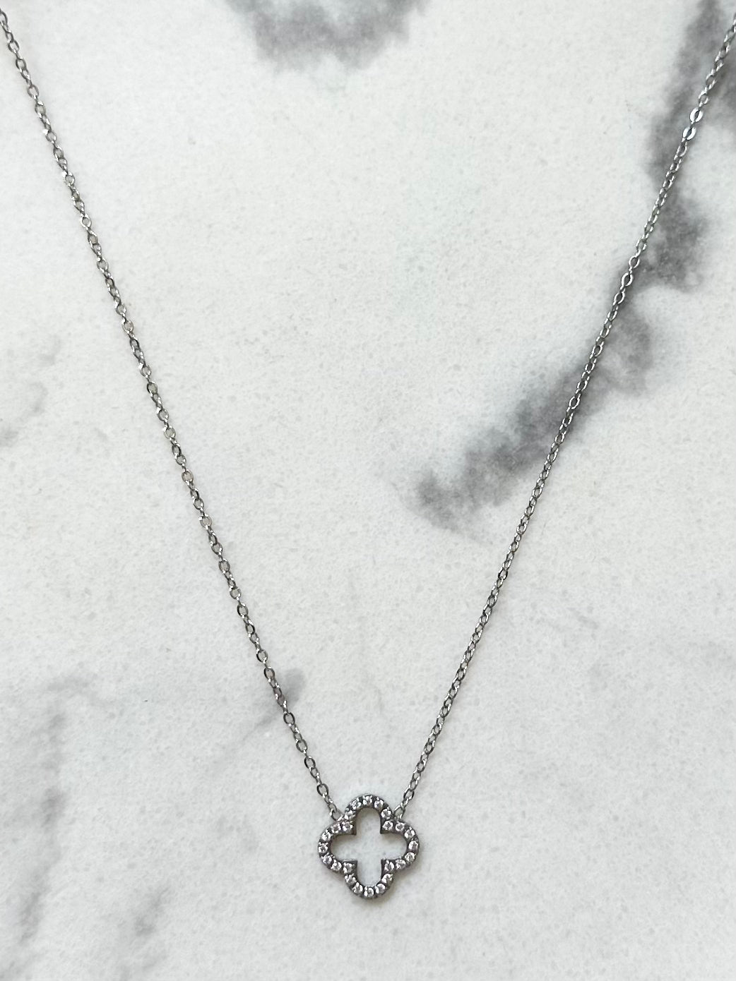 Collier Melinda argenté