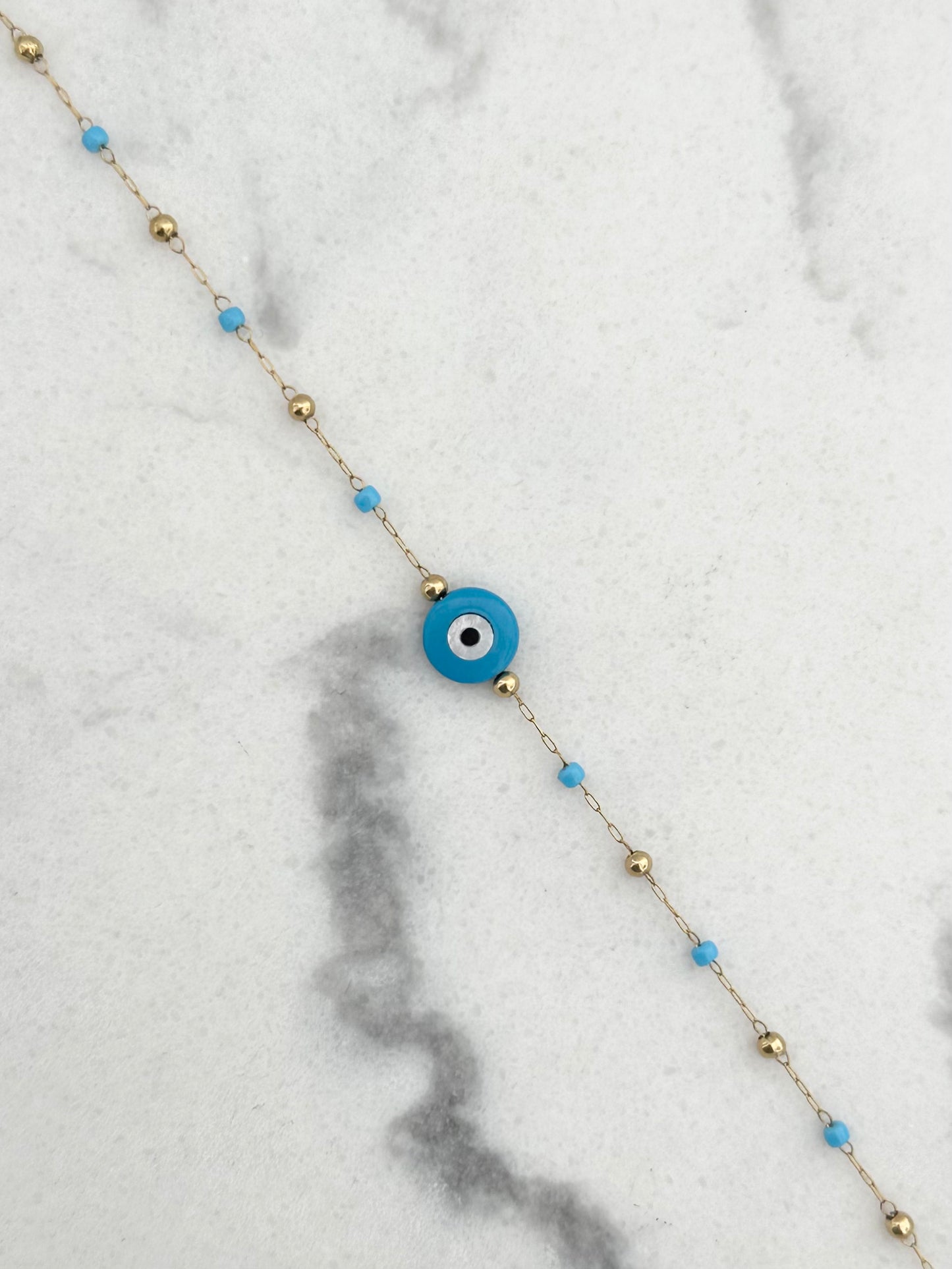 Bracelet Quentin bleu clair
