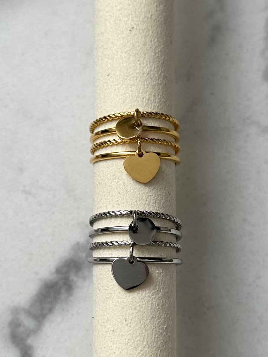 Bague cœur