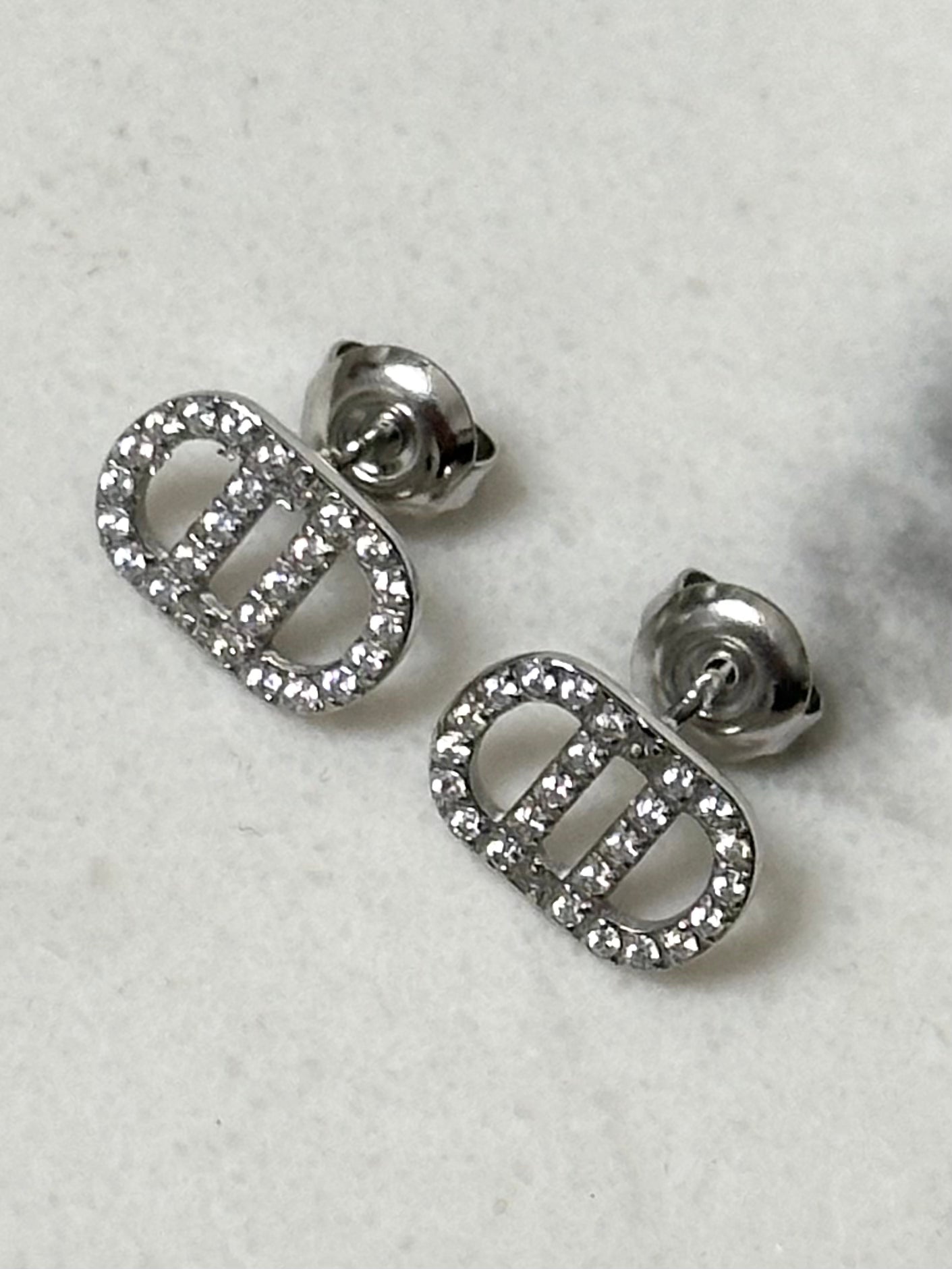 Boucles d'oreilles Romane argenté
