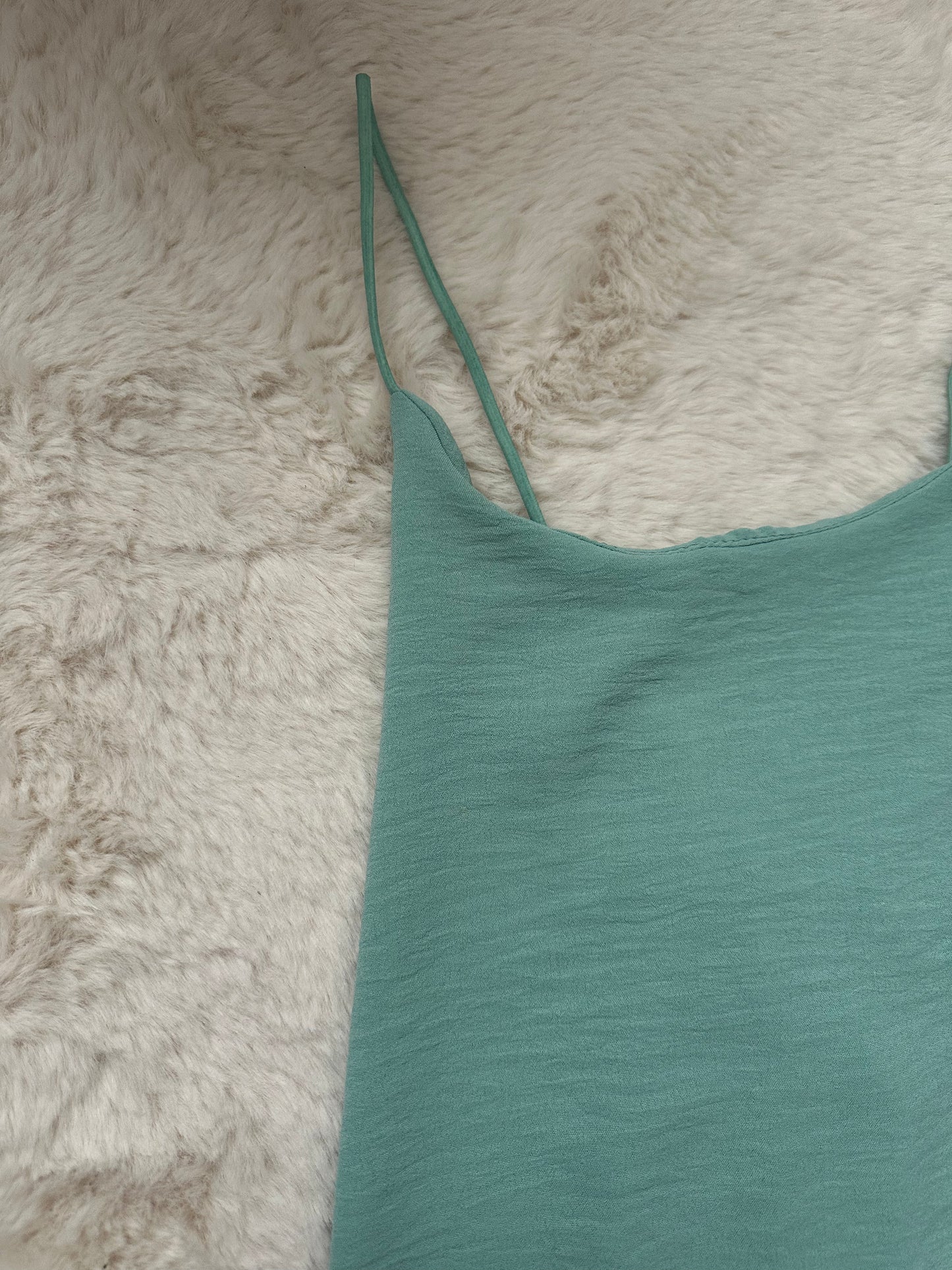 Robe Vert d’eau fluide