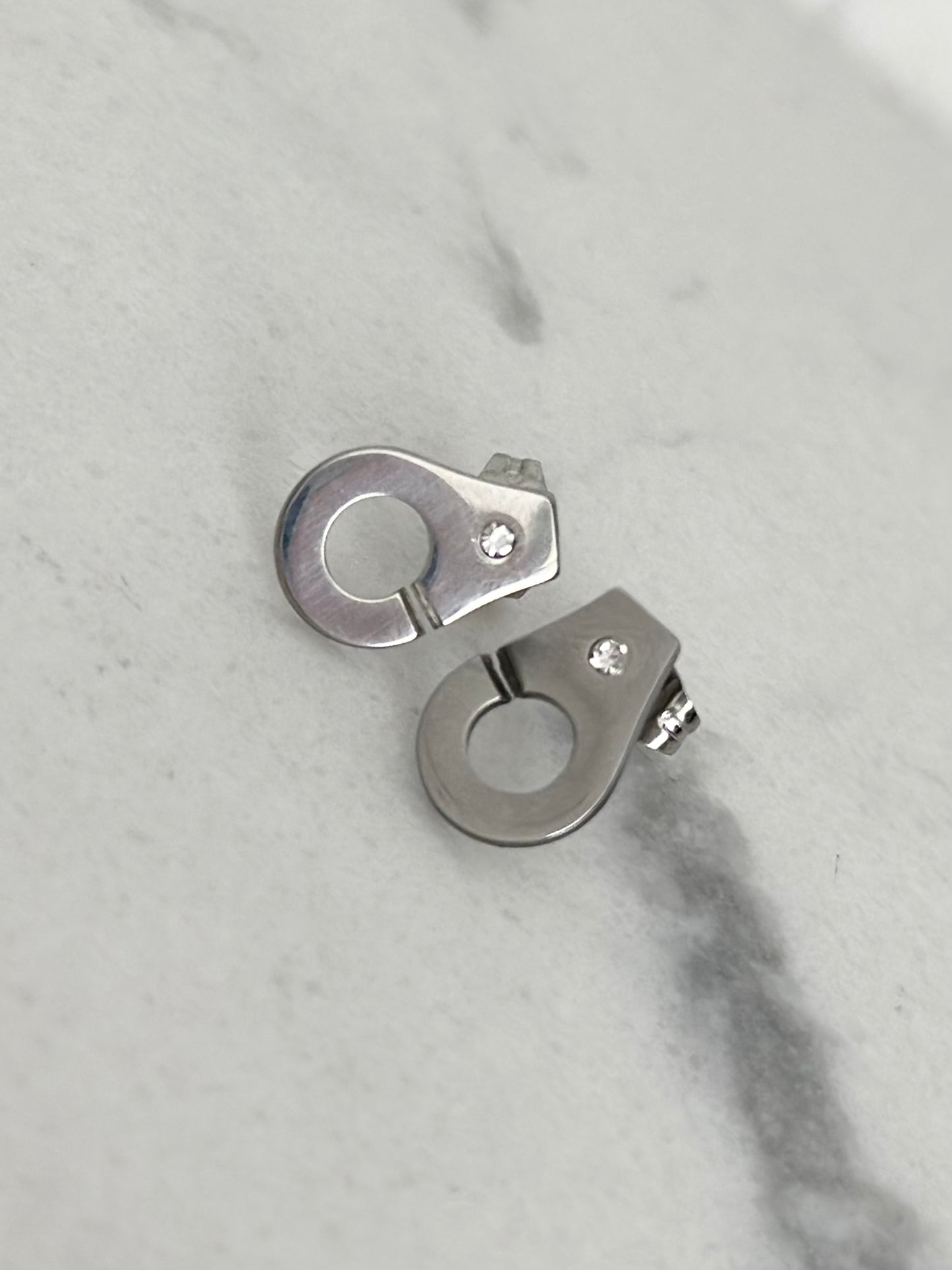 Boucles d'oreilles Menottes Argenté