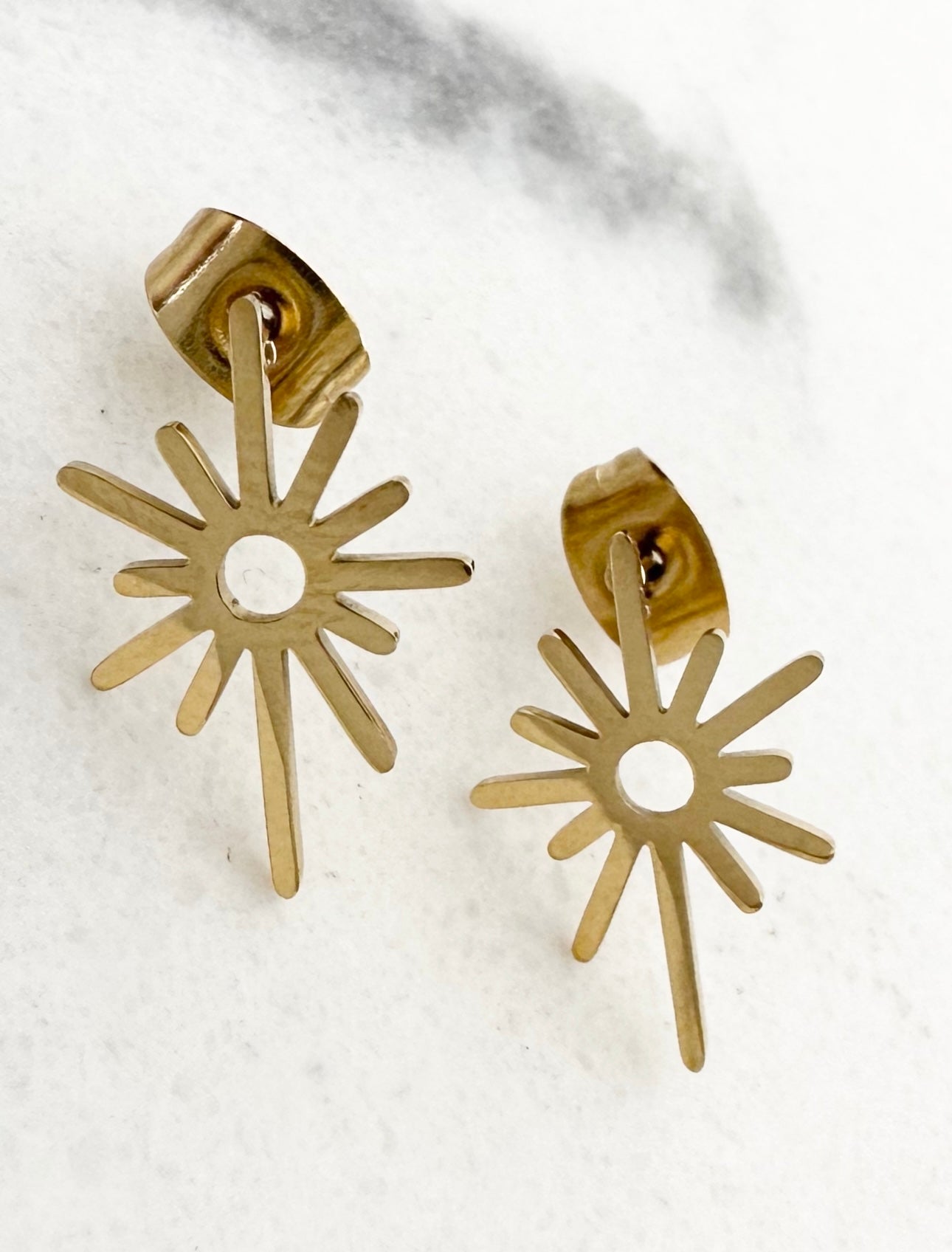 Boucles d'oreilles Sandrine doré
