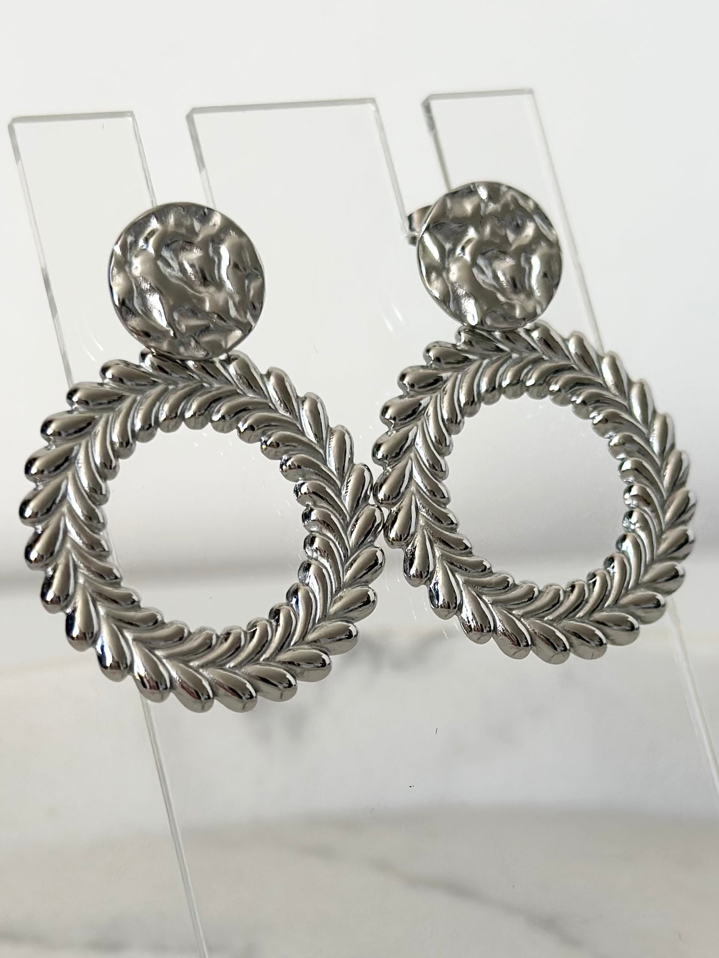 Boucles d'oreilles Margot Argenté