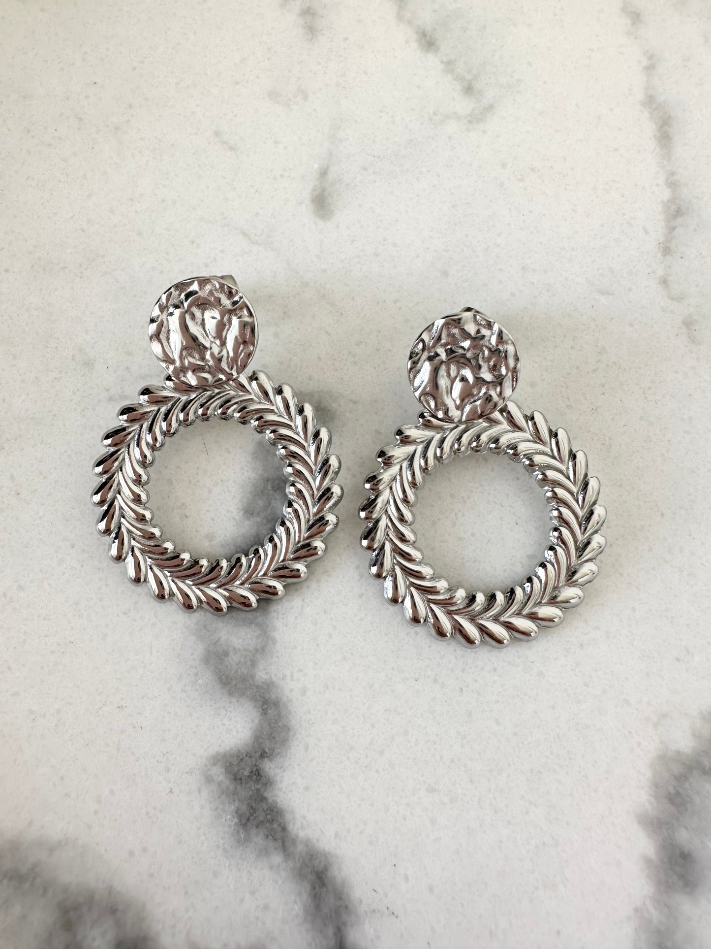 Boucles d'oreilles Margot Argenté