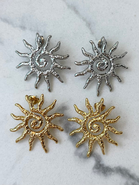 Boucles d'oreilles Soleil