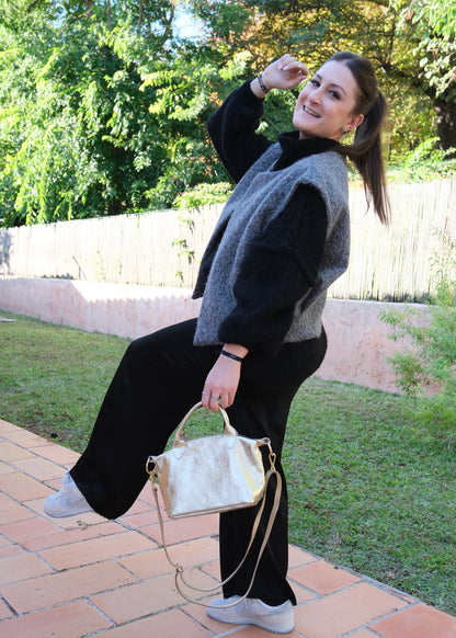 Sac Cuir Or