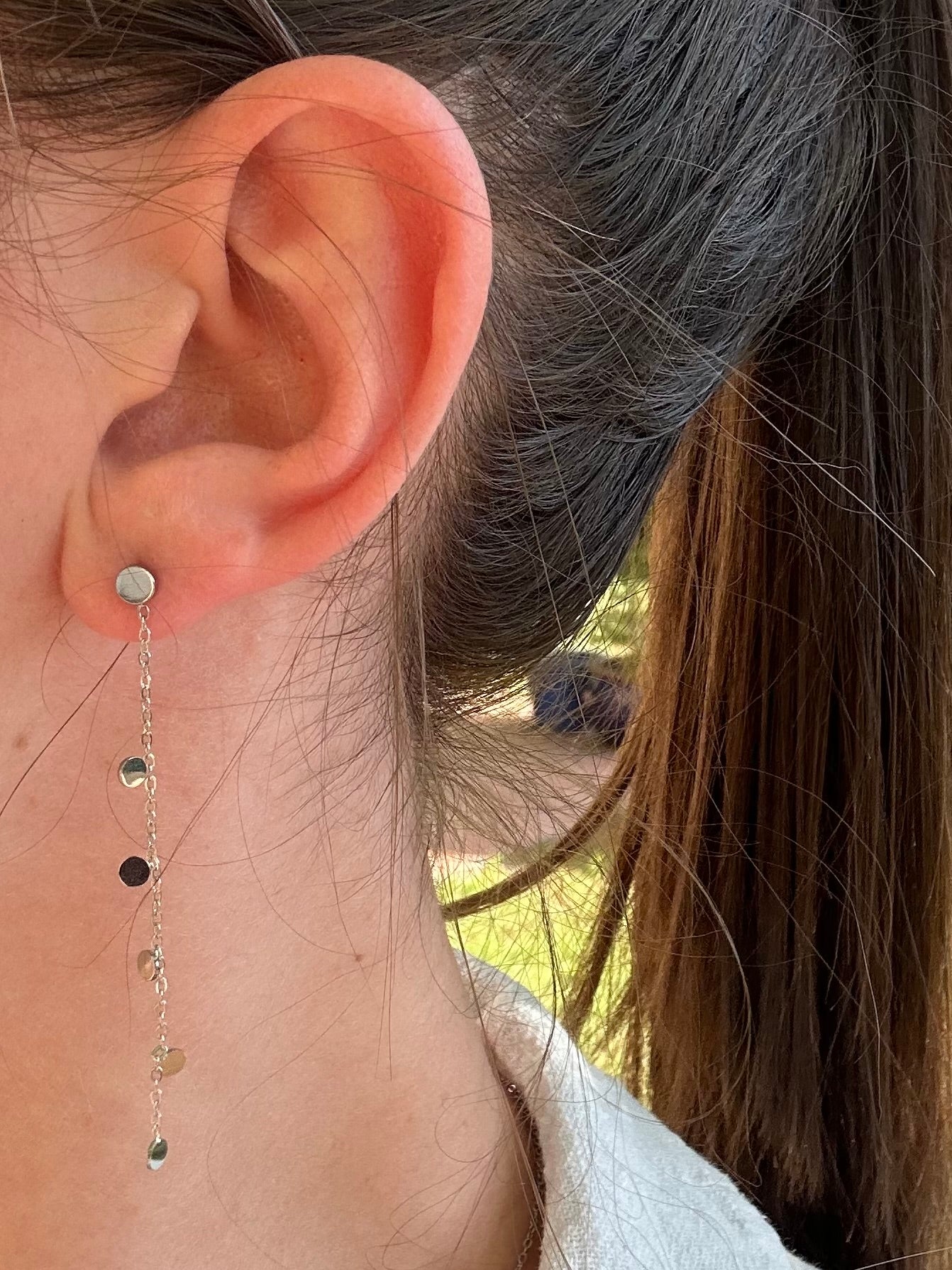 Boucles d'oreilles Chloé Argenté