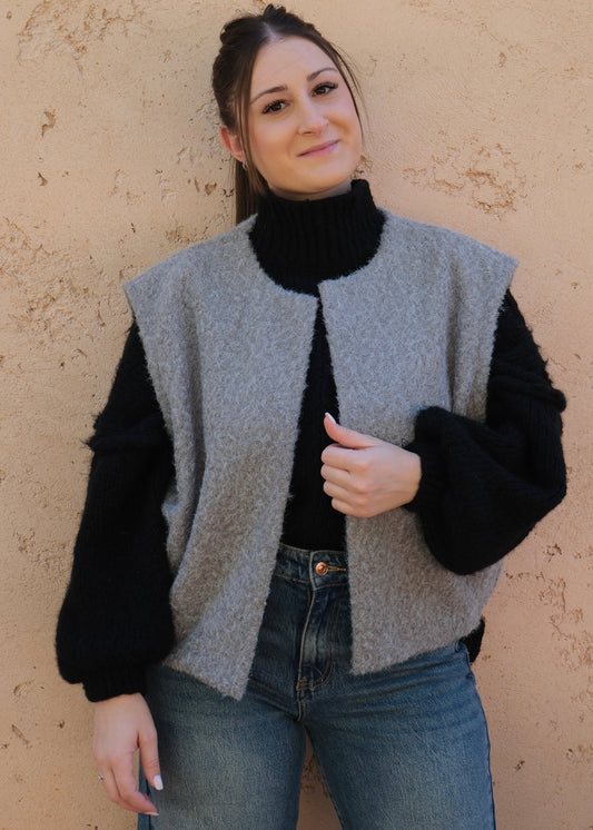 Veste Grise pastel