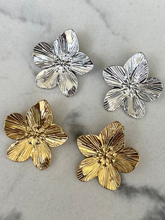 Boucles d'oreilles Fleur