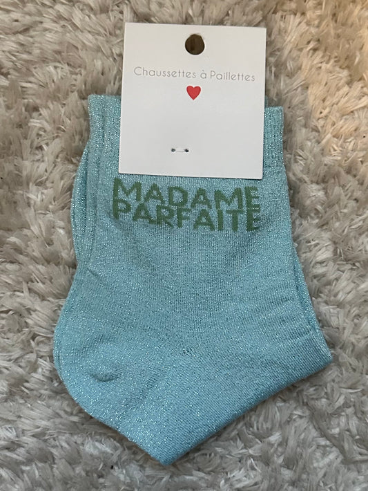 Chaussette « Madame parfaite » brillante