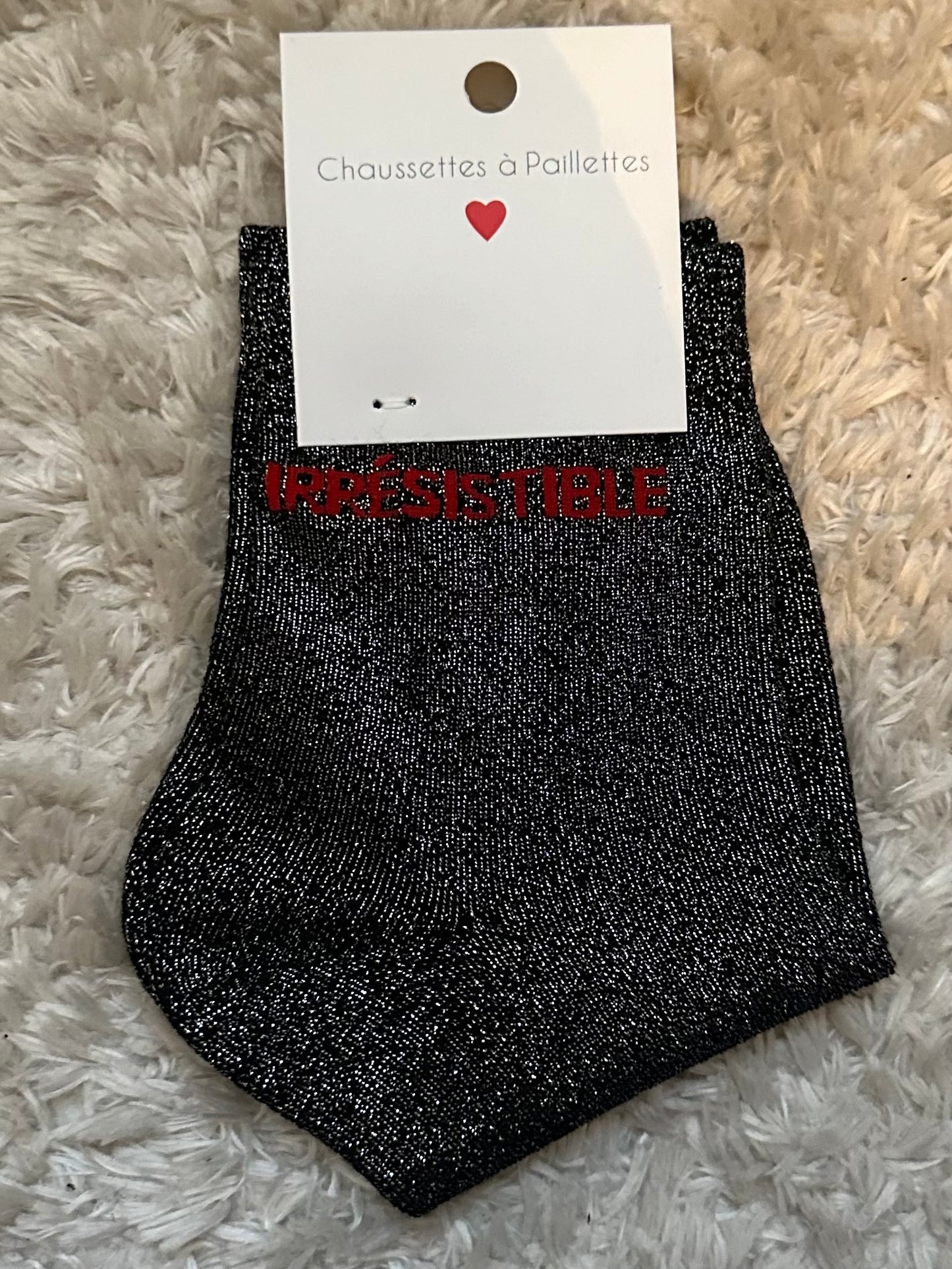 Chaussette « Irrésistible » brillante