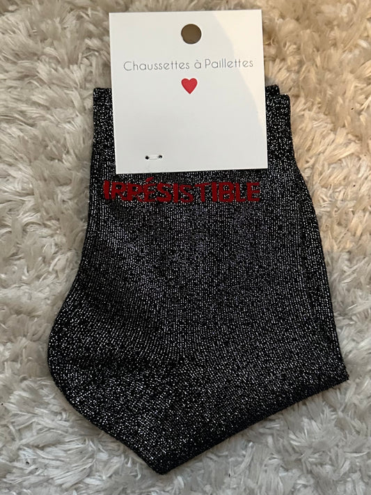 Chaussette « Irrésistible » brillante