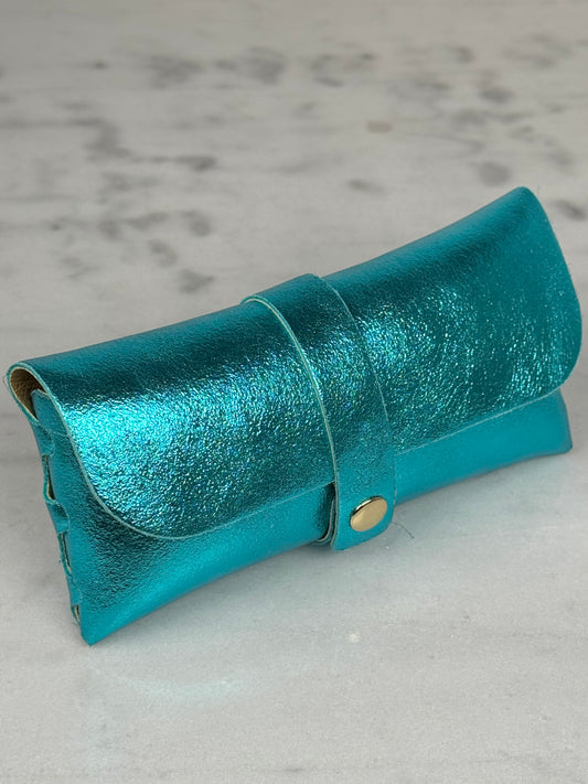 Étui lunette Bleu indigo (fermeture aimant)