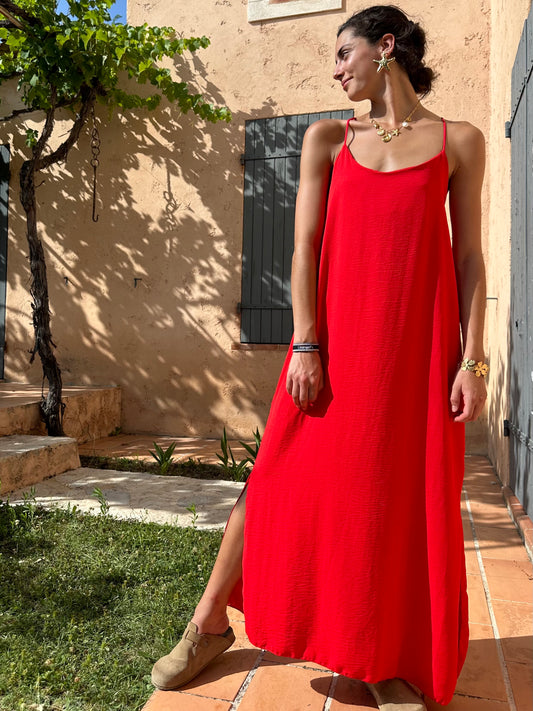 Robe Rouge fluide