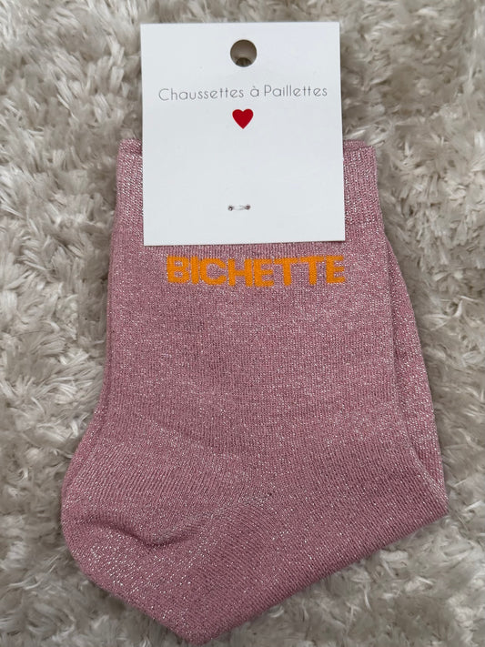 Chaussette « Bichette » Brillante