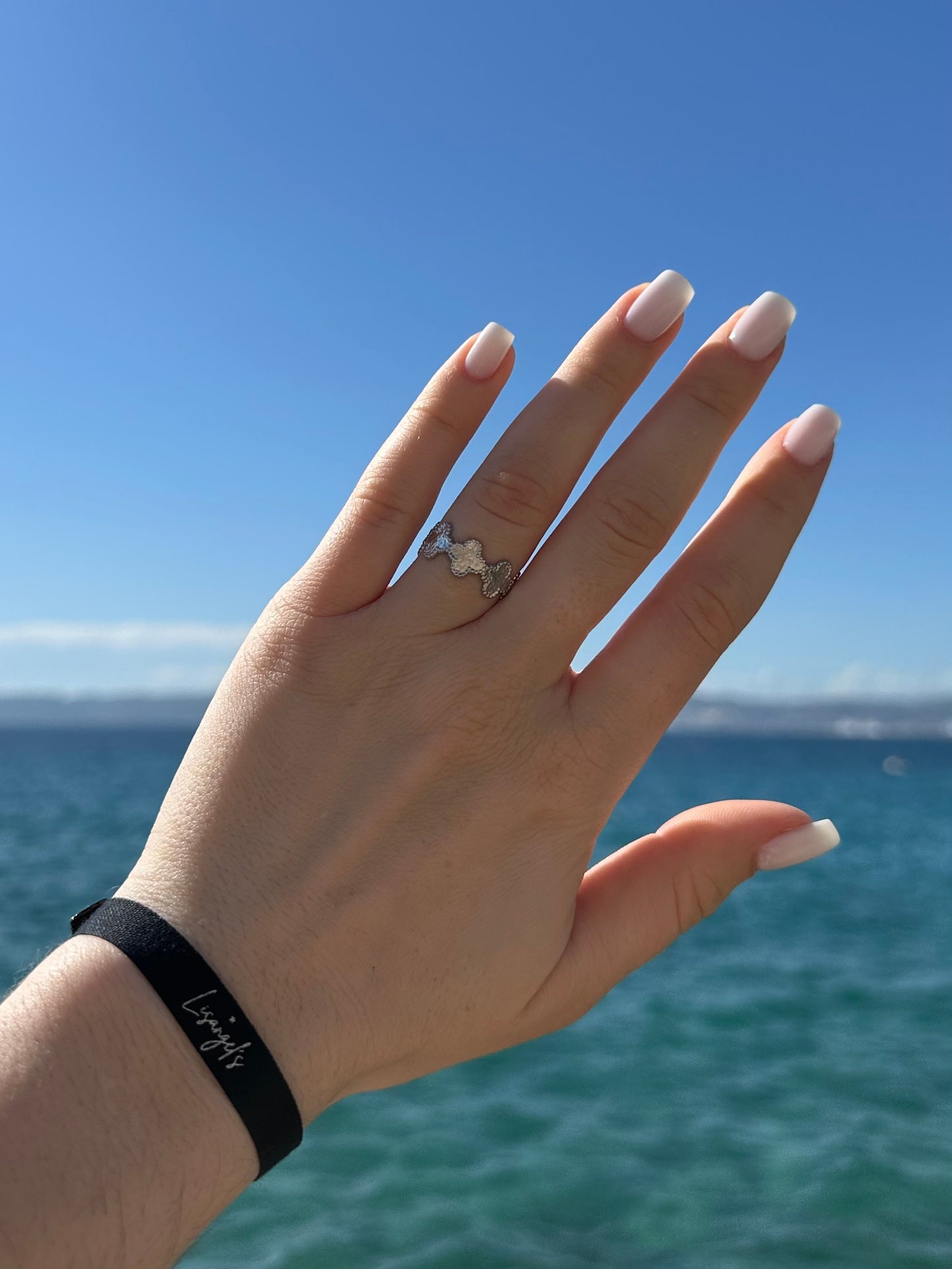 Bague Trèfle Infini Argenté