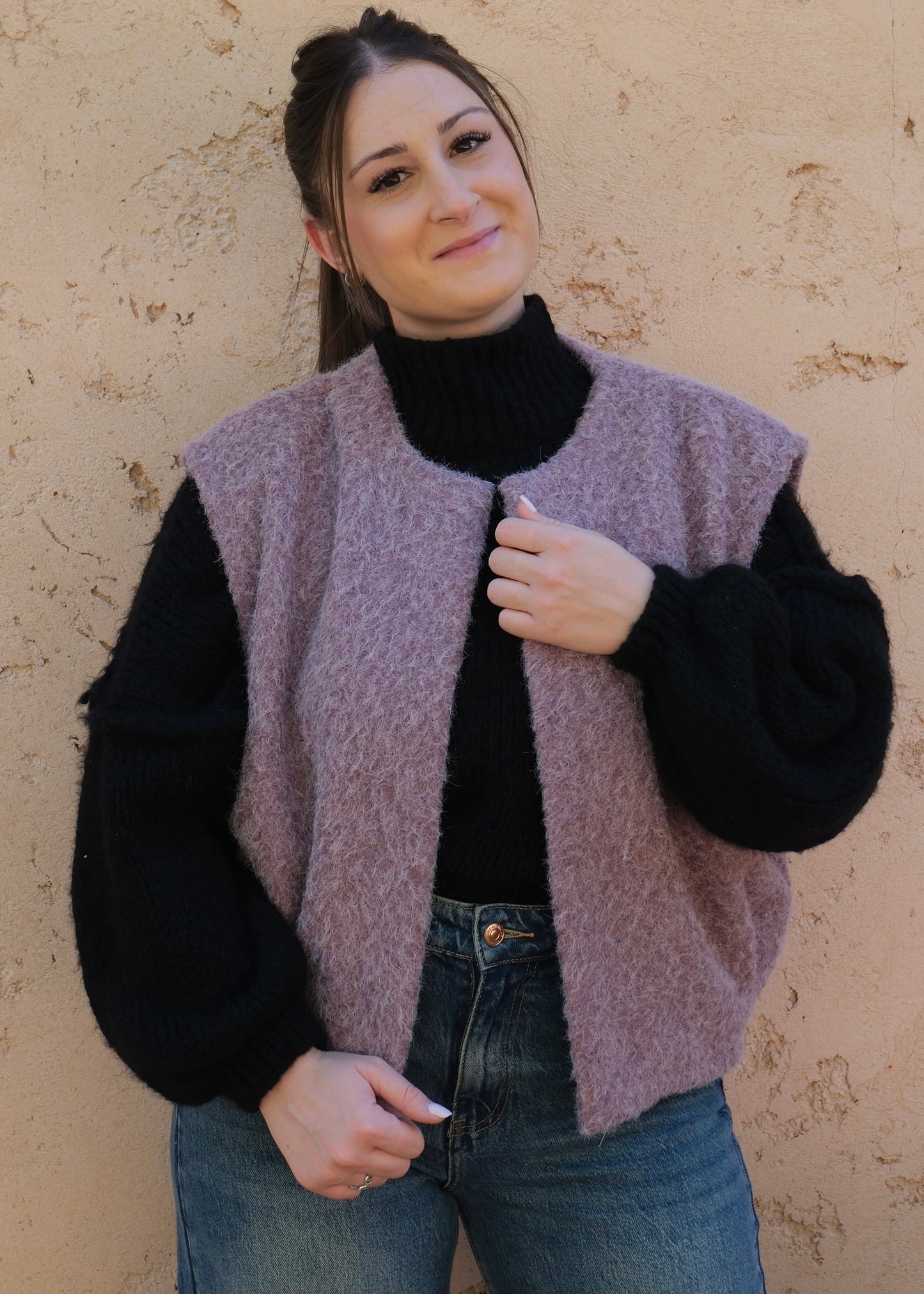 Veste Violette pastel