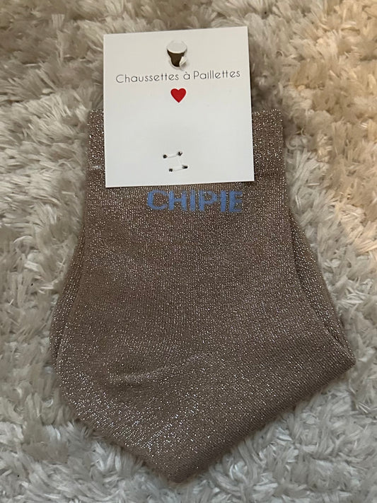 Chaussette « Chipie » brillante