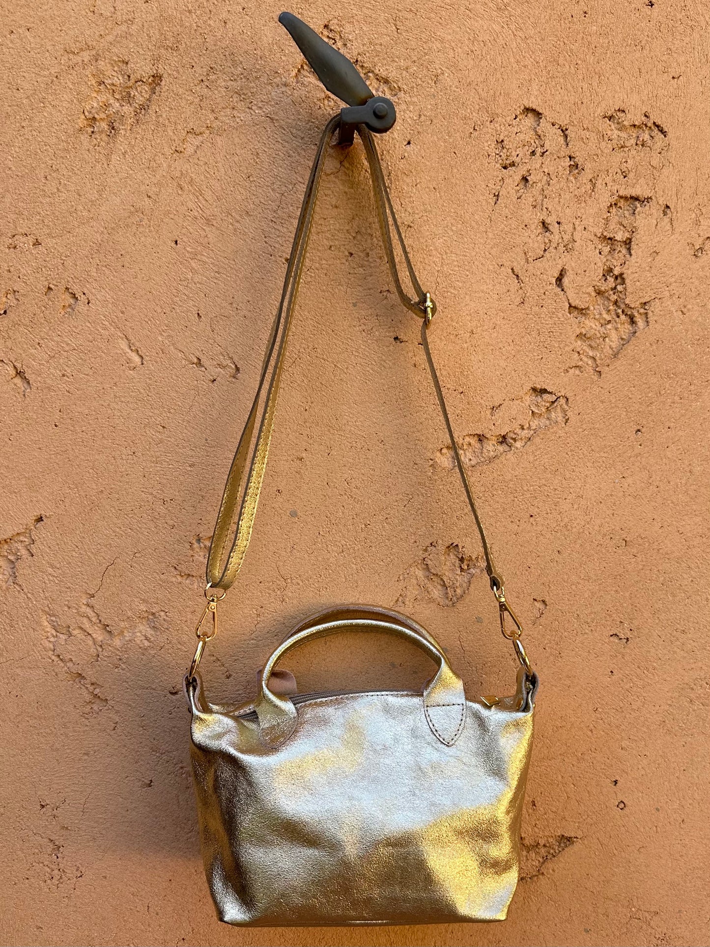 Sac Cuir Or