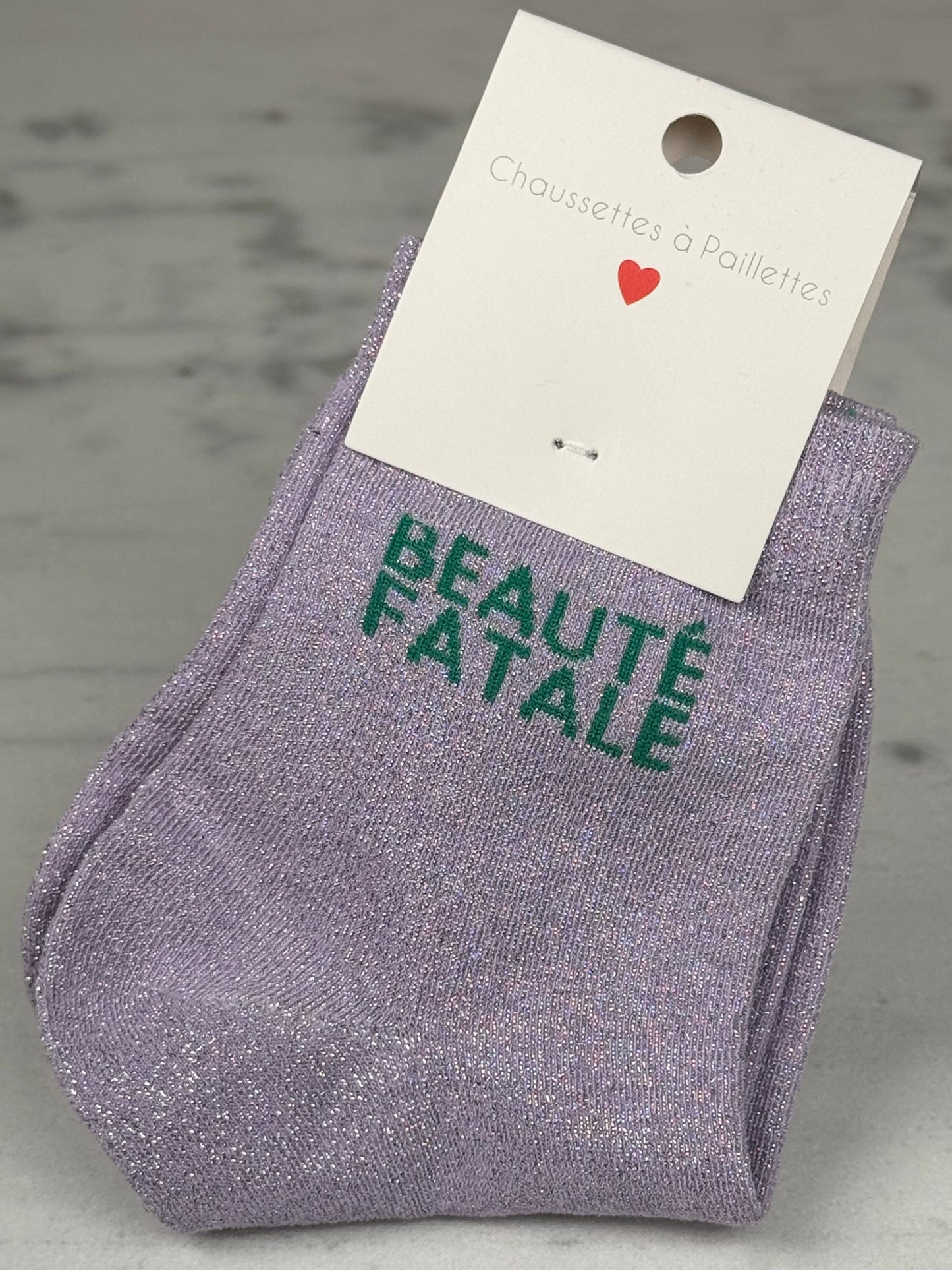 Chaussette « Beauté fatale »