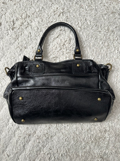 Sac Cuir Noir brillant