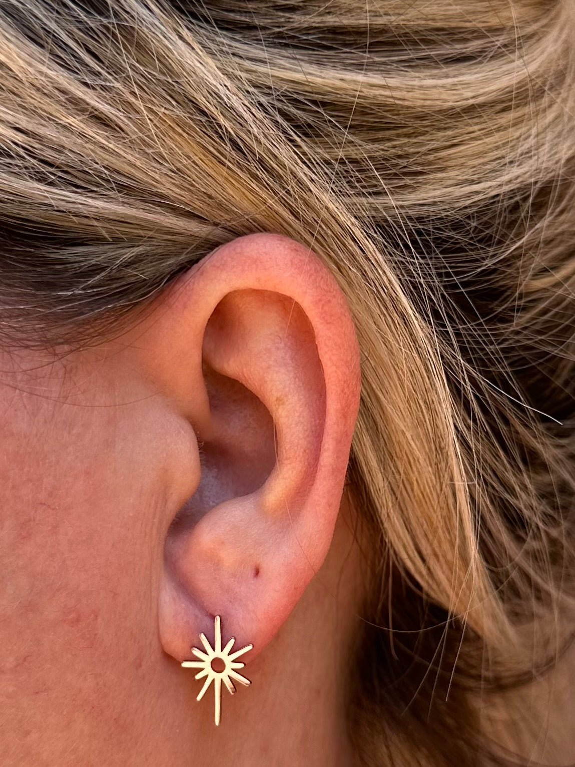 Boucles d'oreilles Sandrine argenté